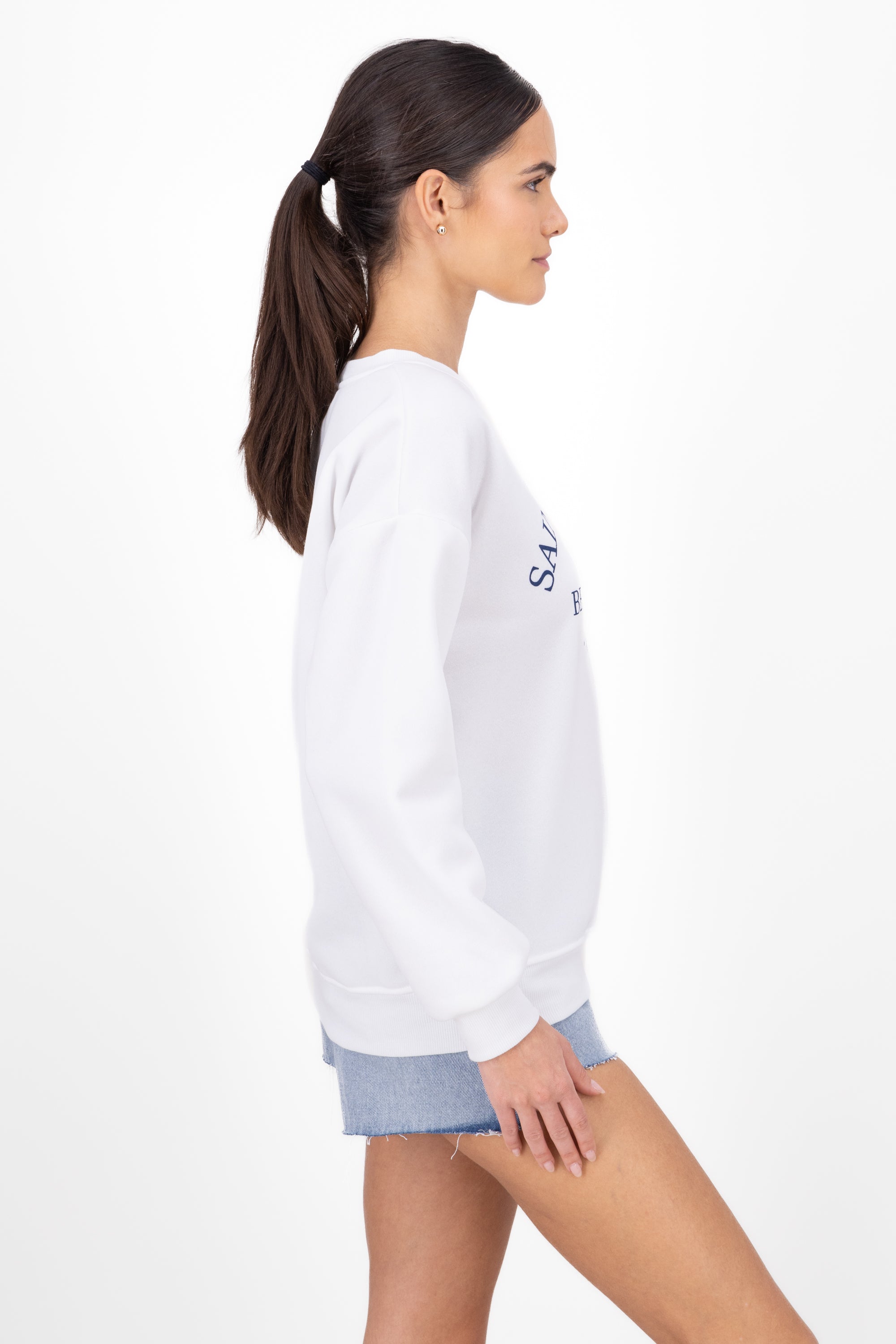 Saint Paradiso sweatshirt WHITE