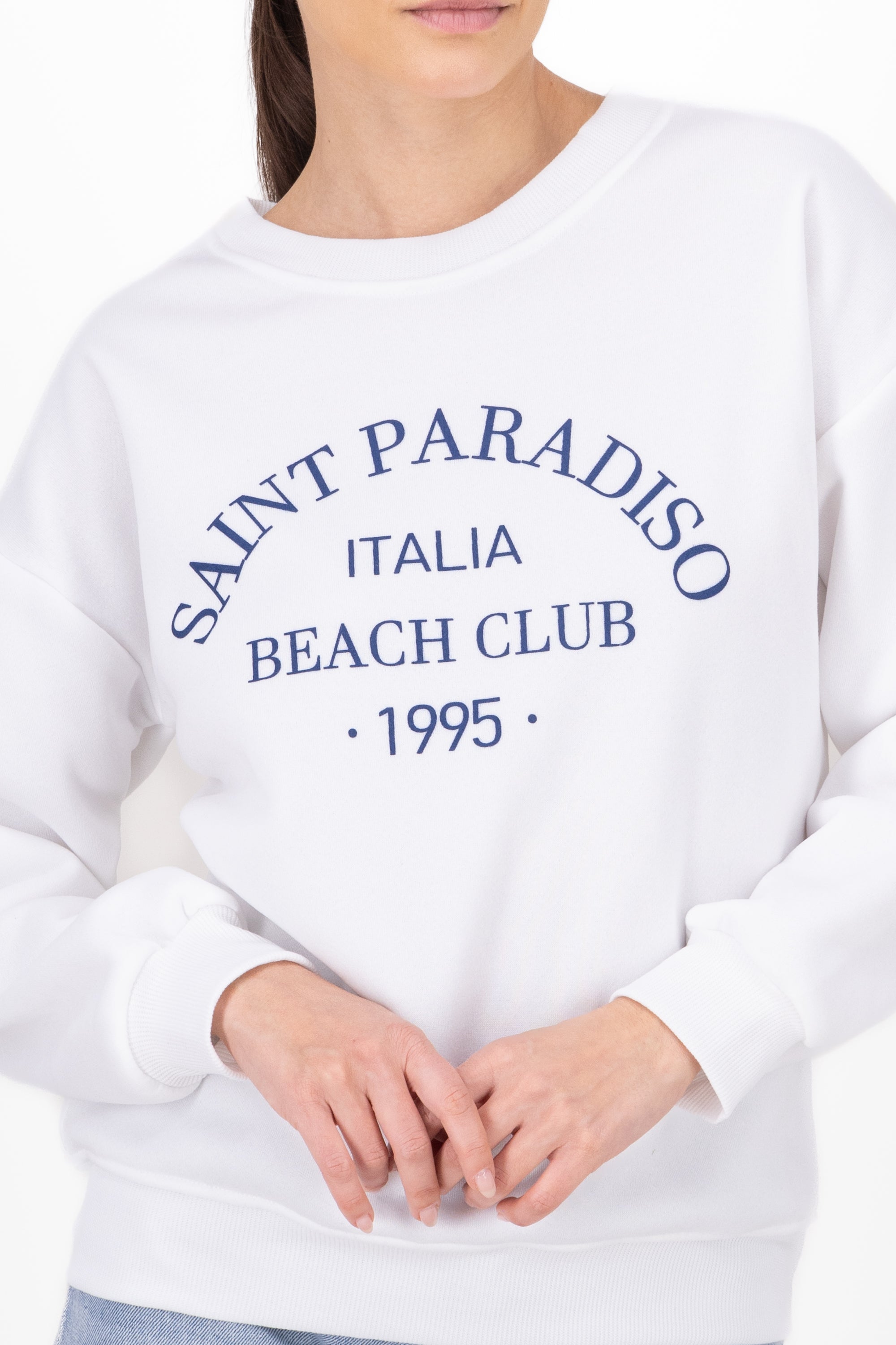 Saint Paradiso sweatshirt WHITE