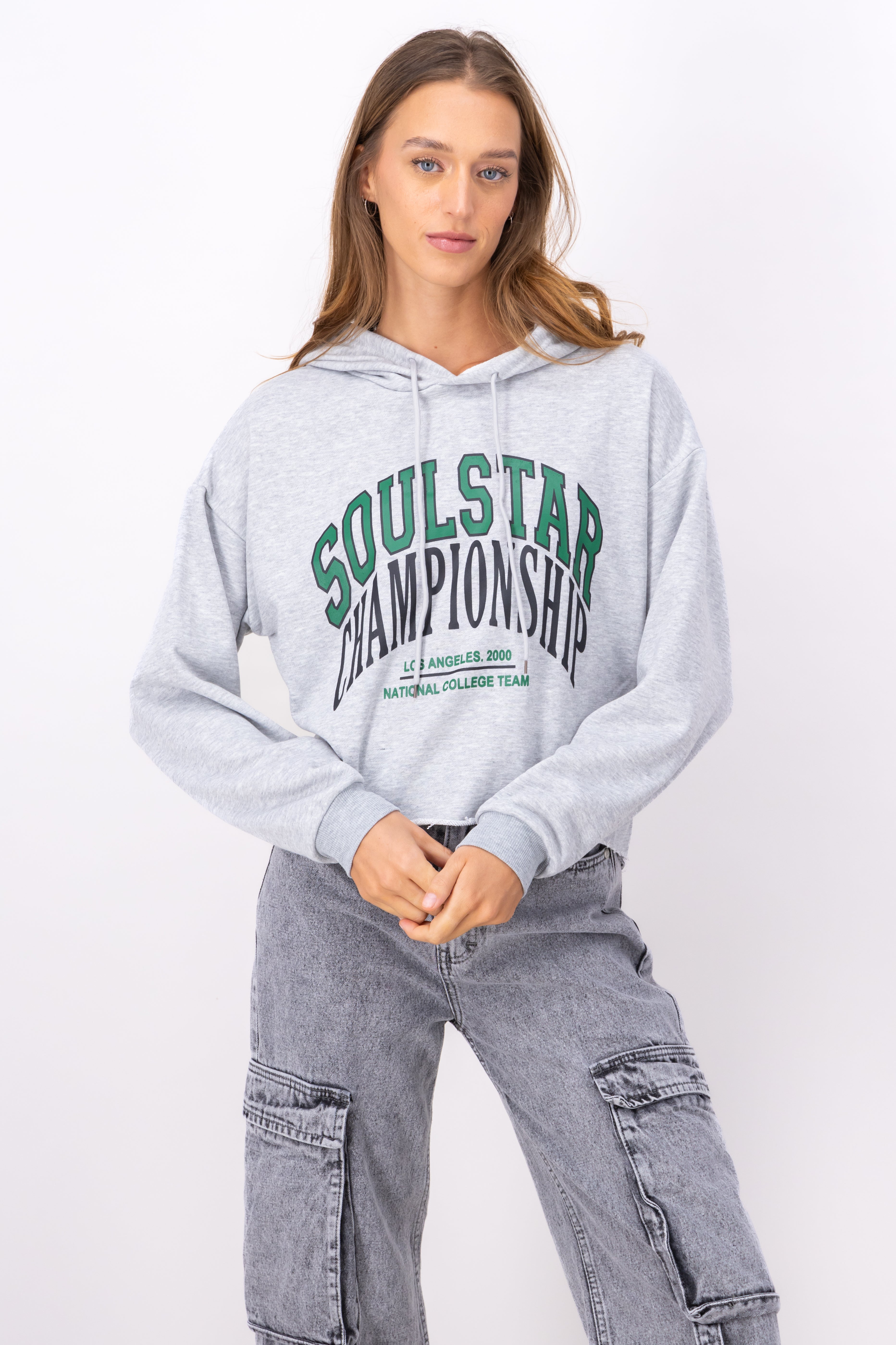 California Hoodie sweatshirt GREY