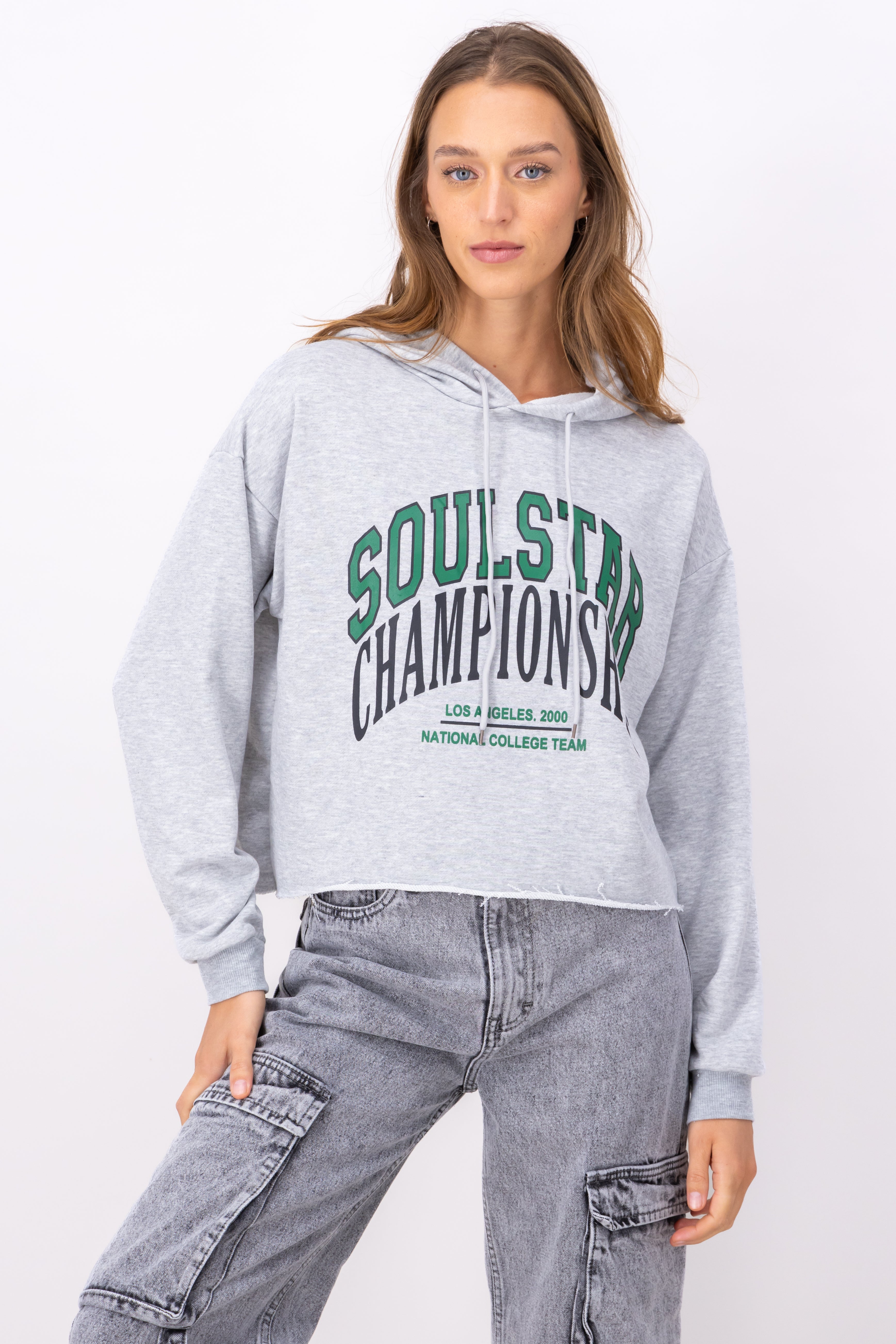 California Hoodie sweatshirt GREY