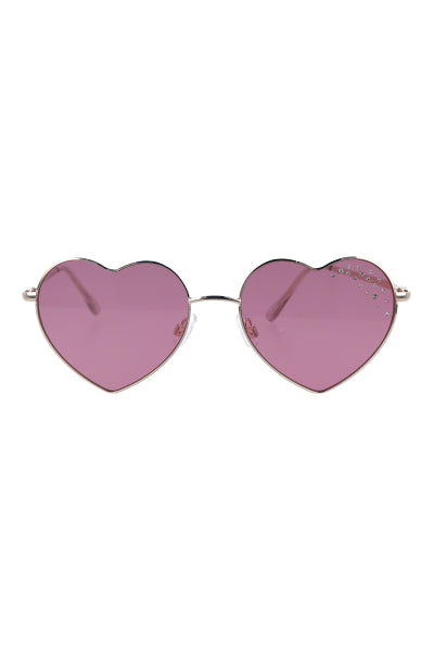 SOL heart glasses shine PINK