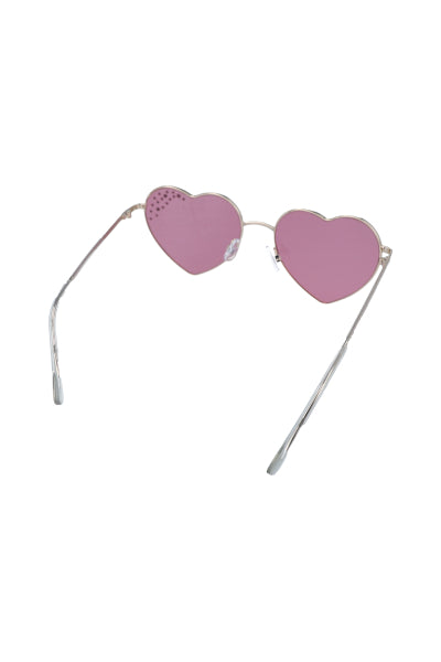 SOL heart glasses shine PINK