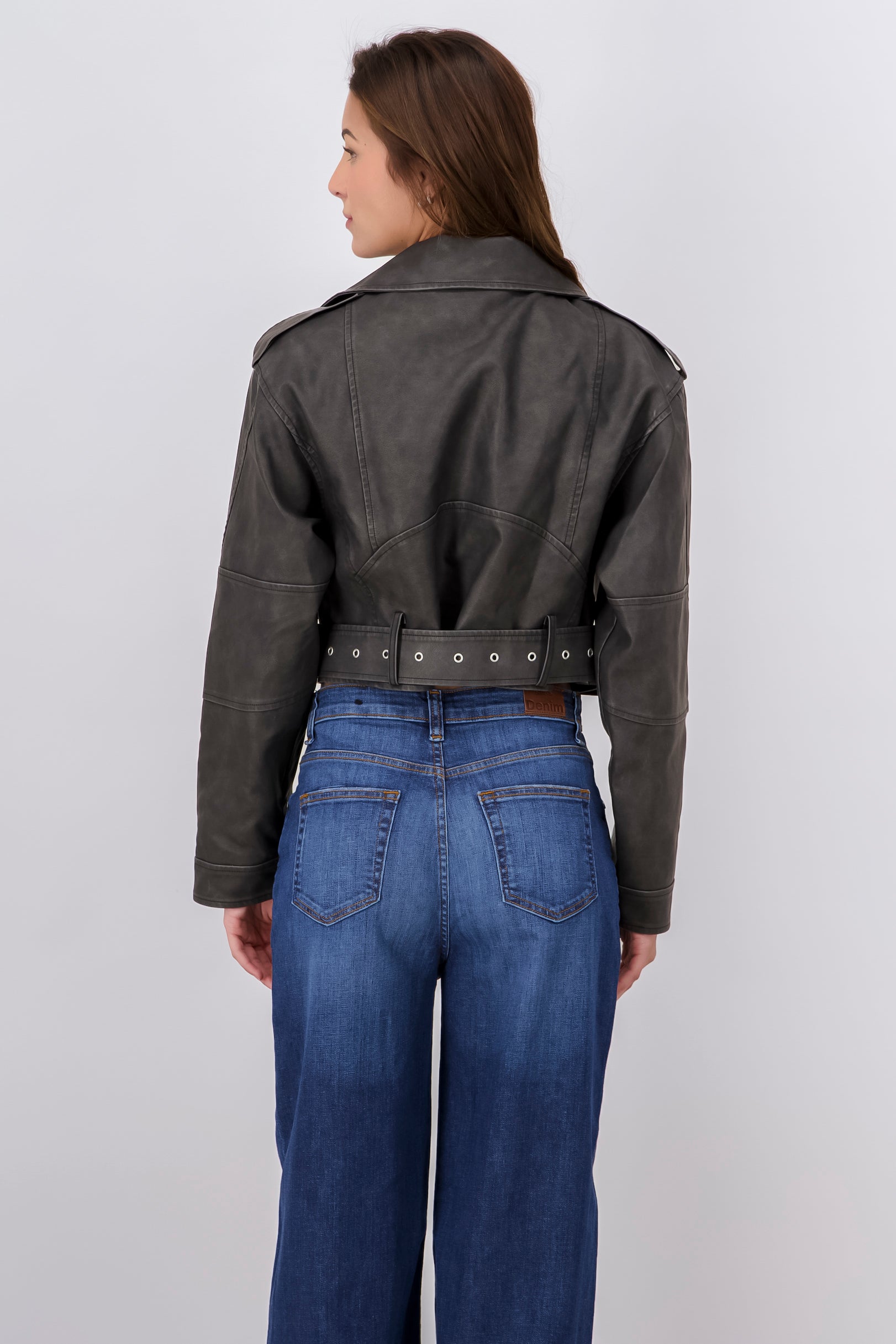 Flevated biker jacket BLACK