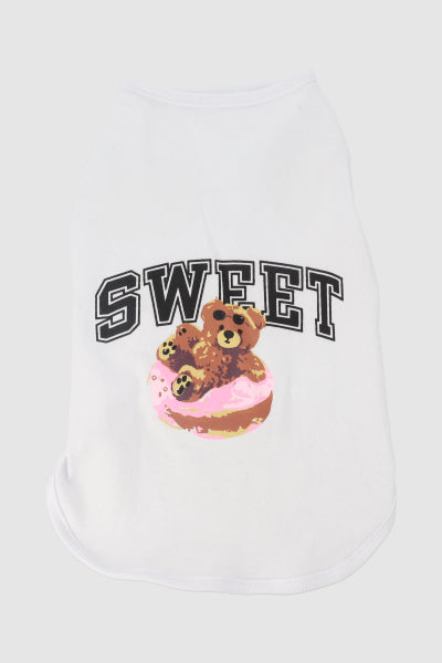 Playera Oso Sweet BLANCO