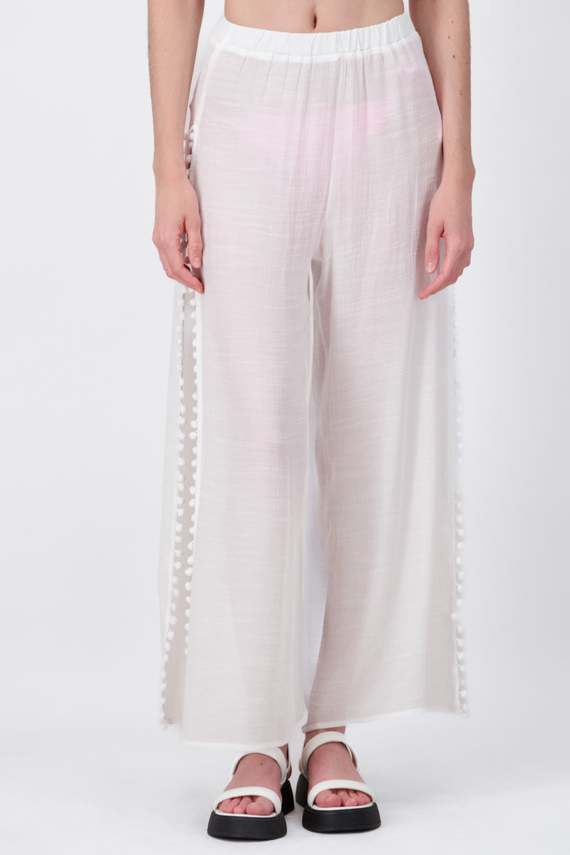 Pantalon Abertura BLANCO