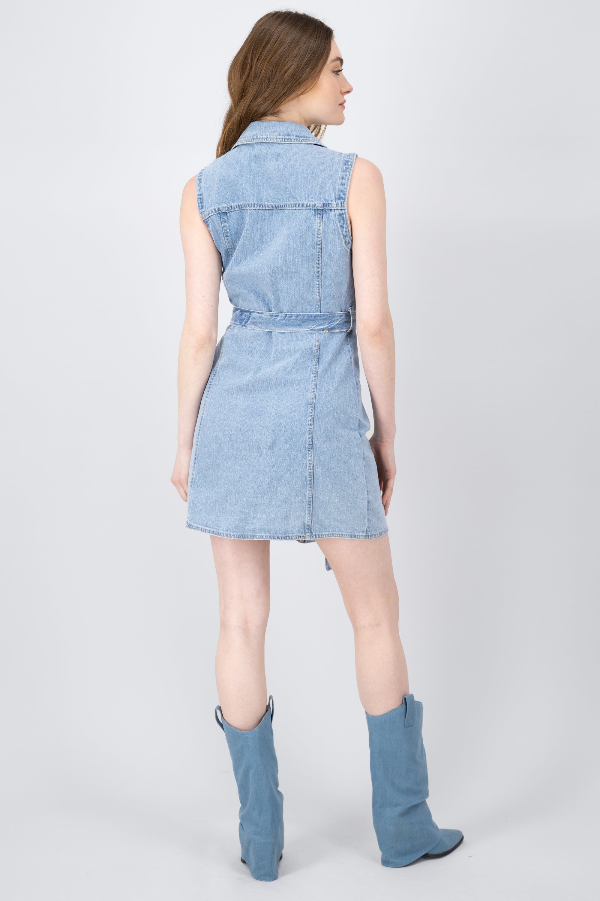 Short sleeve dress Medium Wash