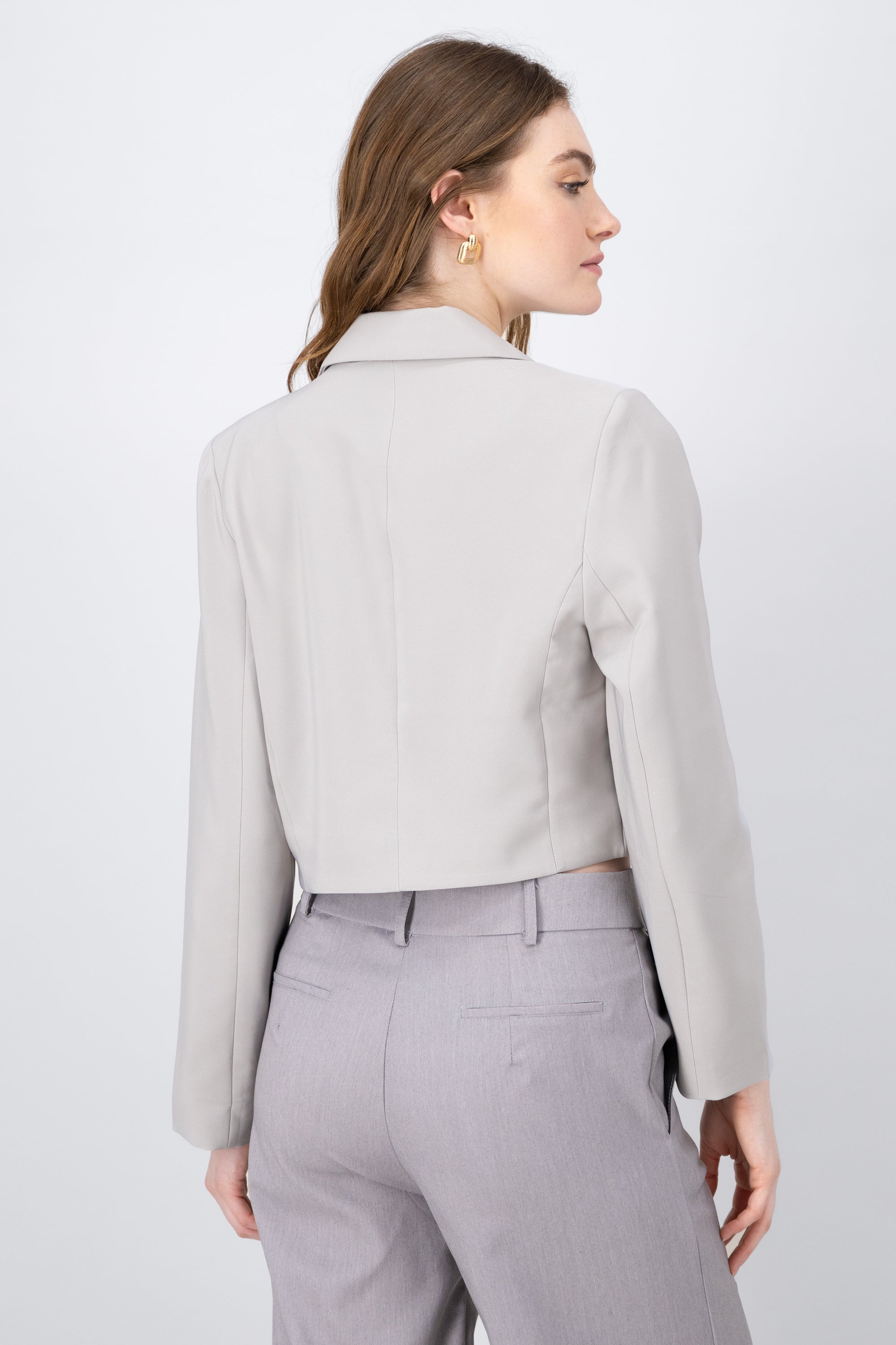 Blazer Smooth Cropped GREY