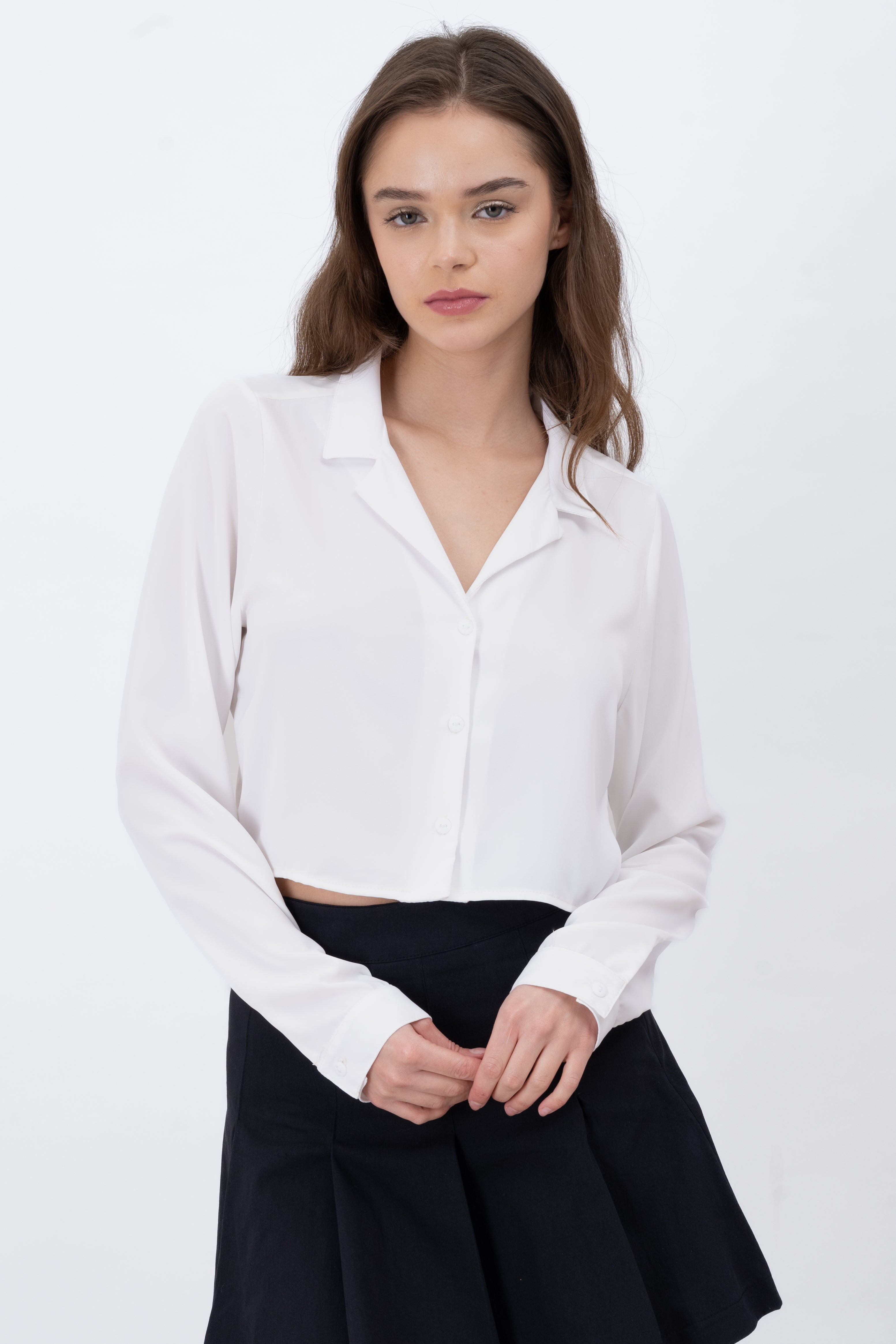 Lisa long sleeve shirt WHITE