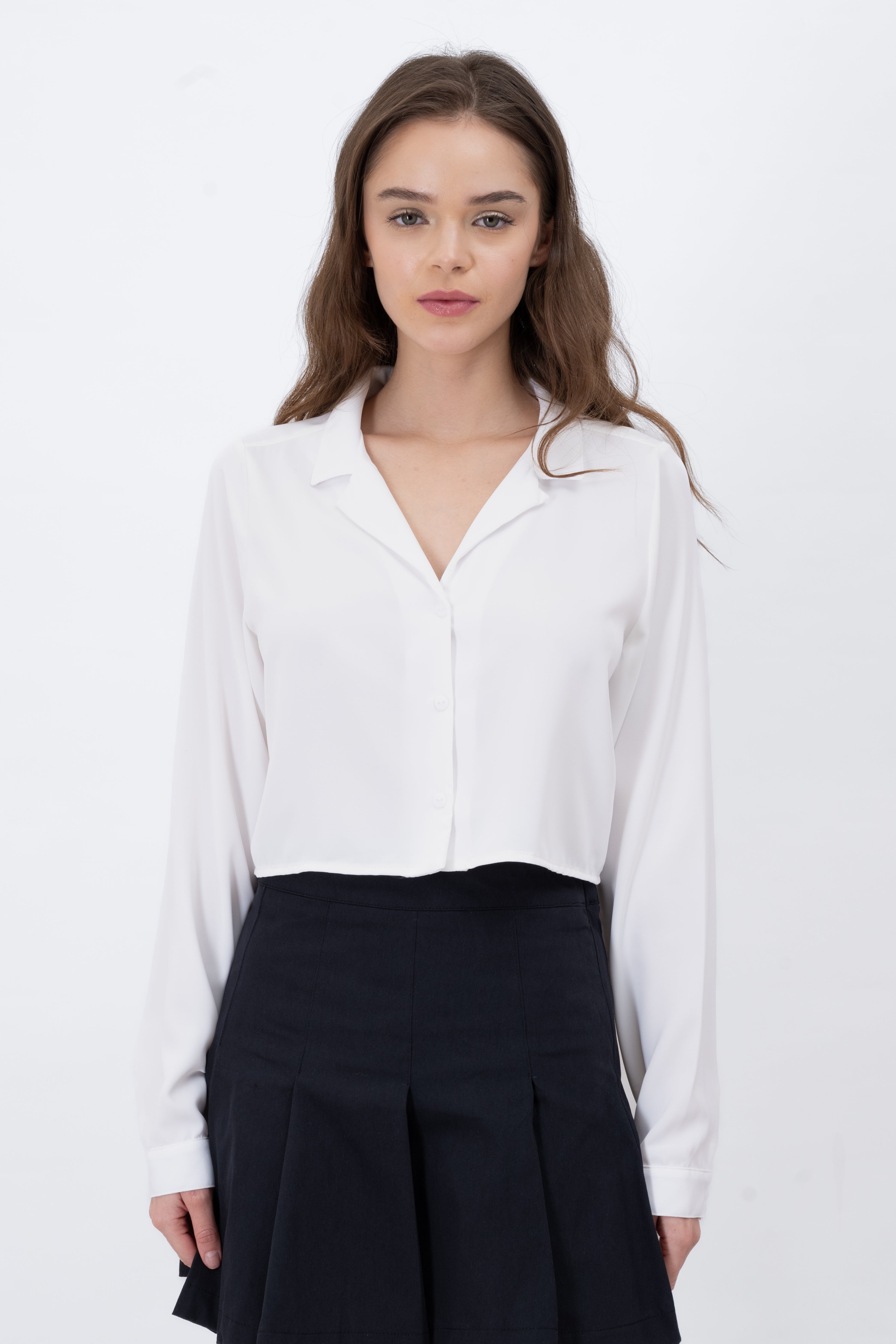 Lisa long sleeve shirt WHITE