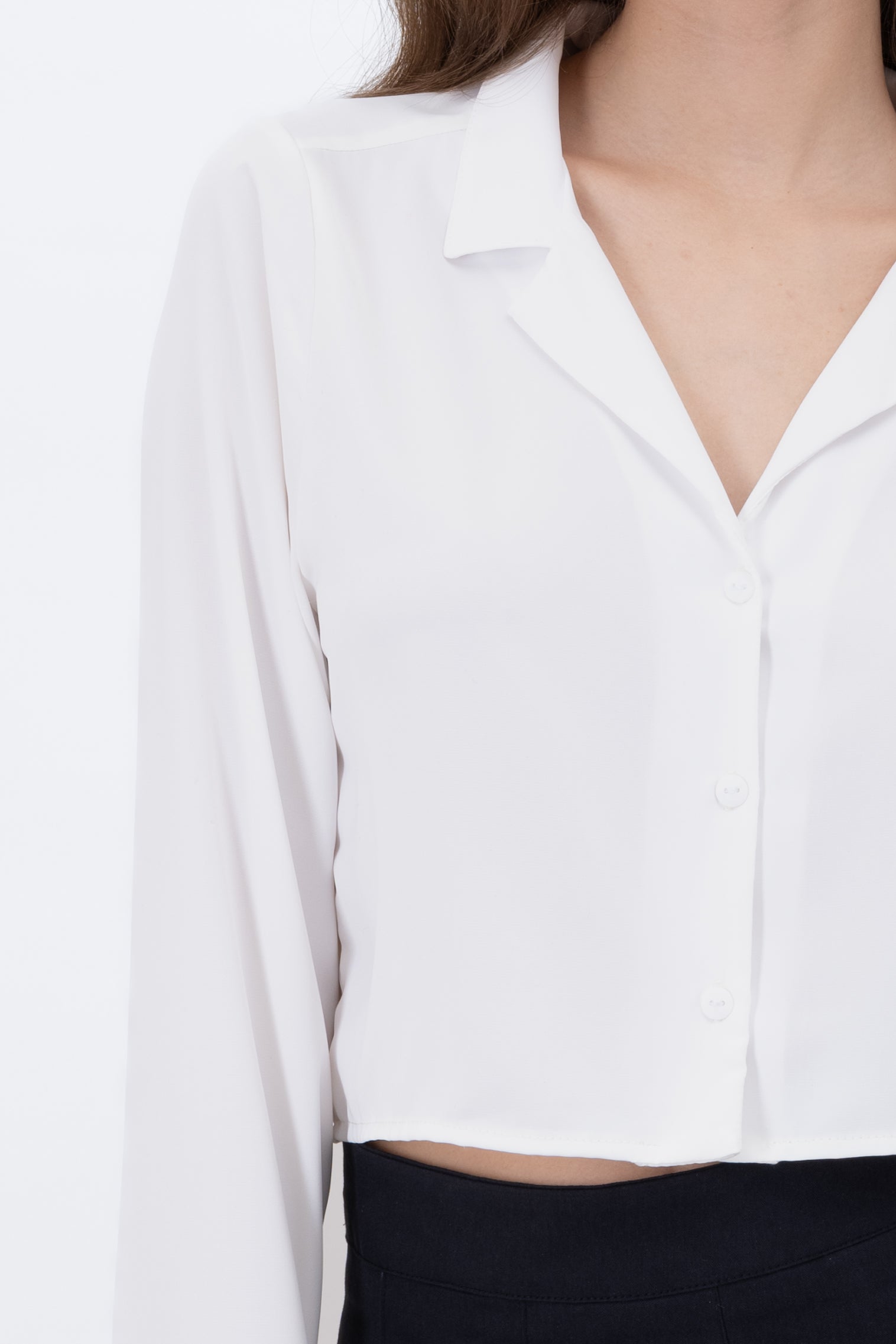 Lisa long sleeve shirt WHITE