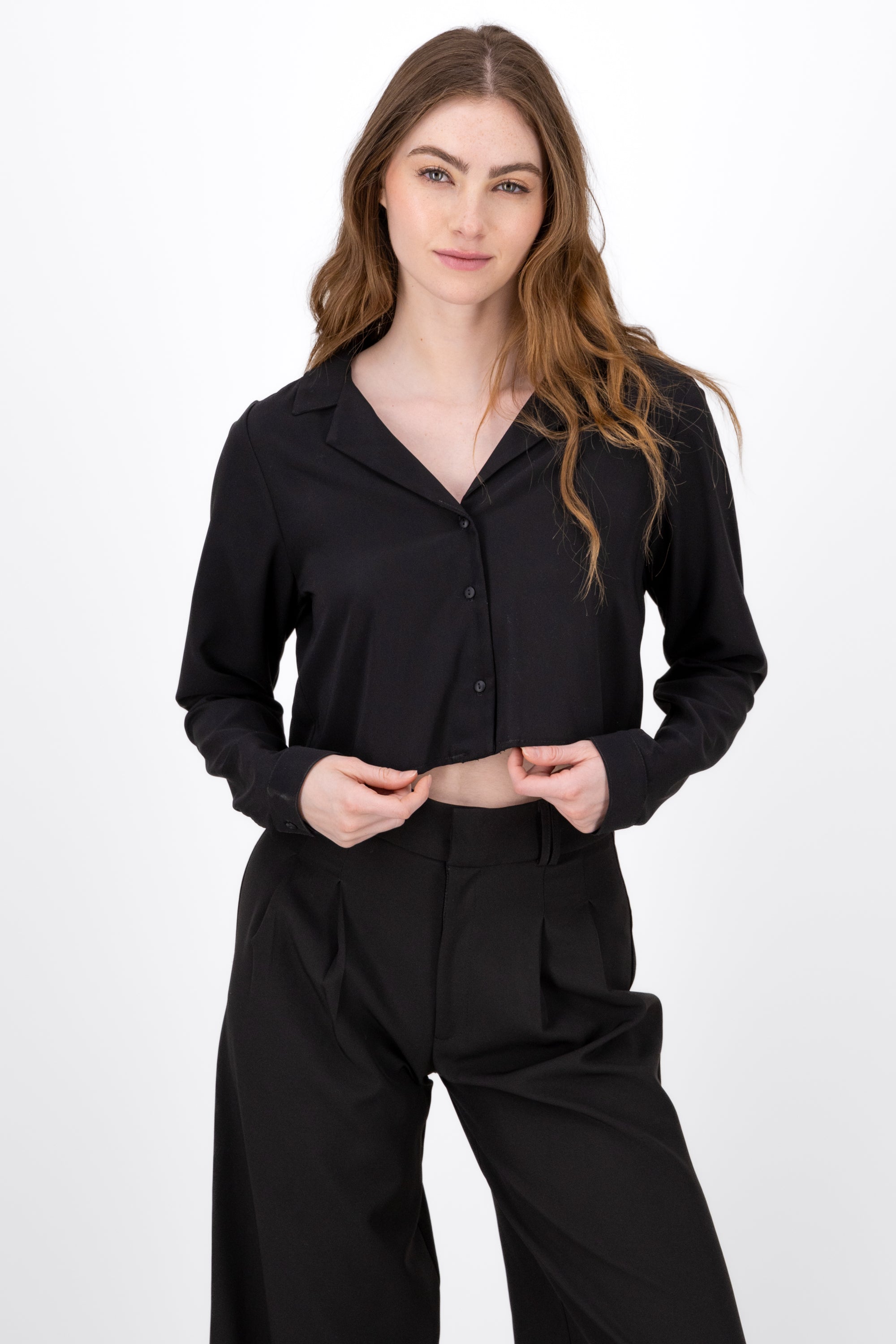 Lisa long sleeve shirt BLACK