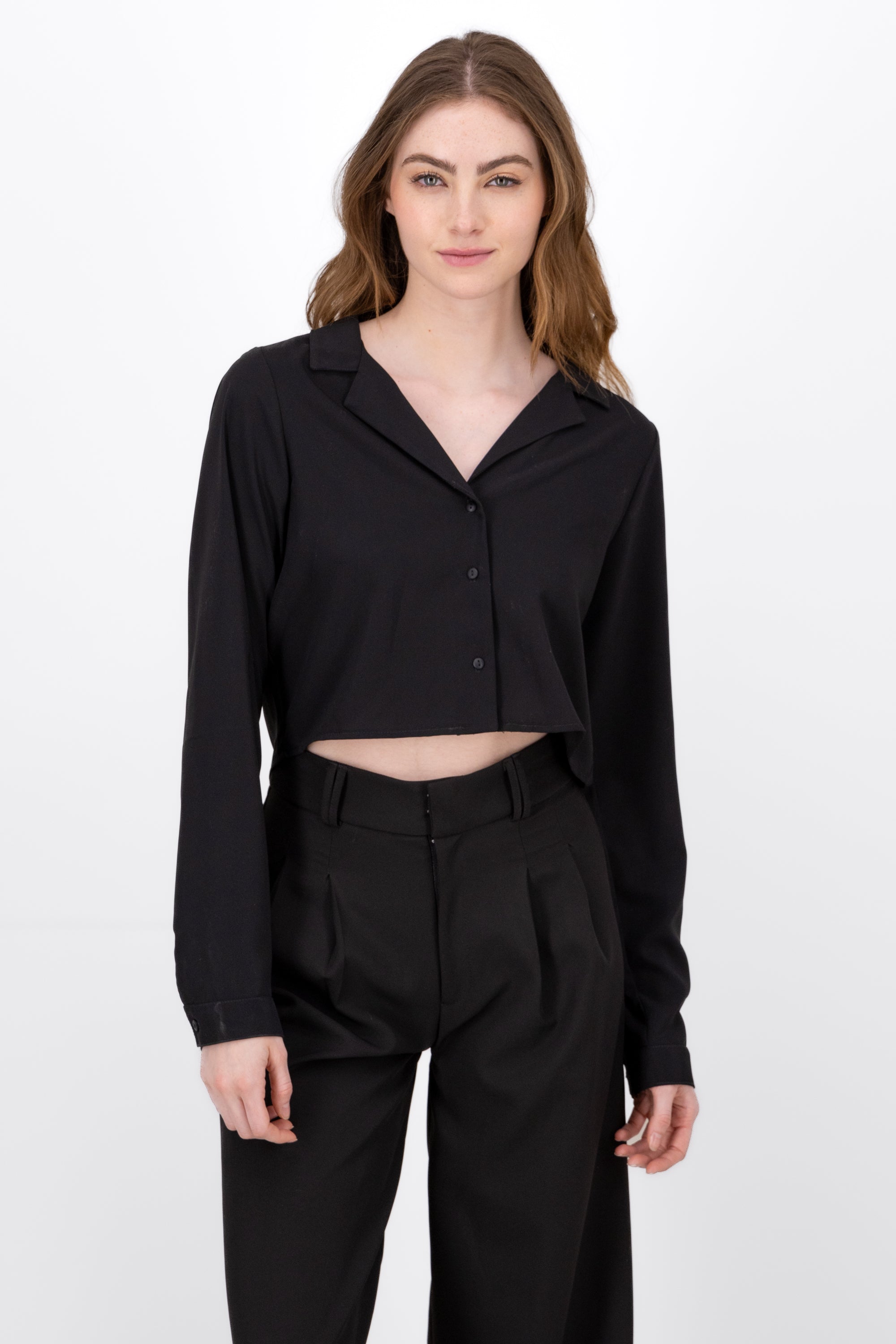 Lisa long sleeve shirt BLACK