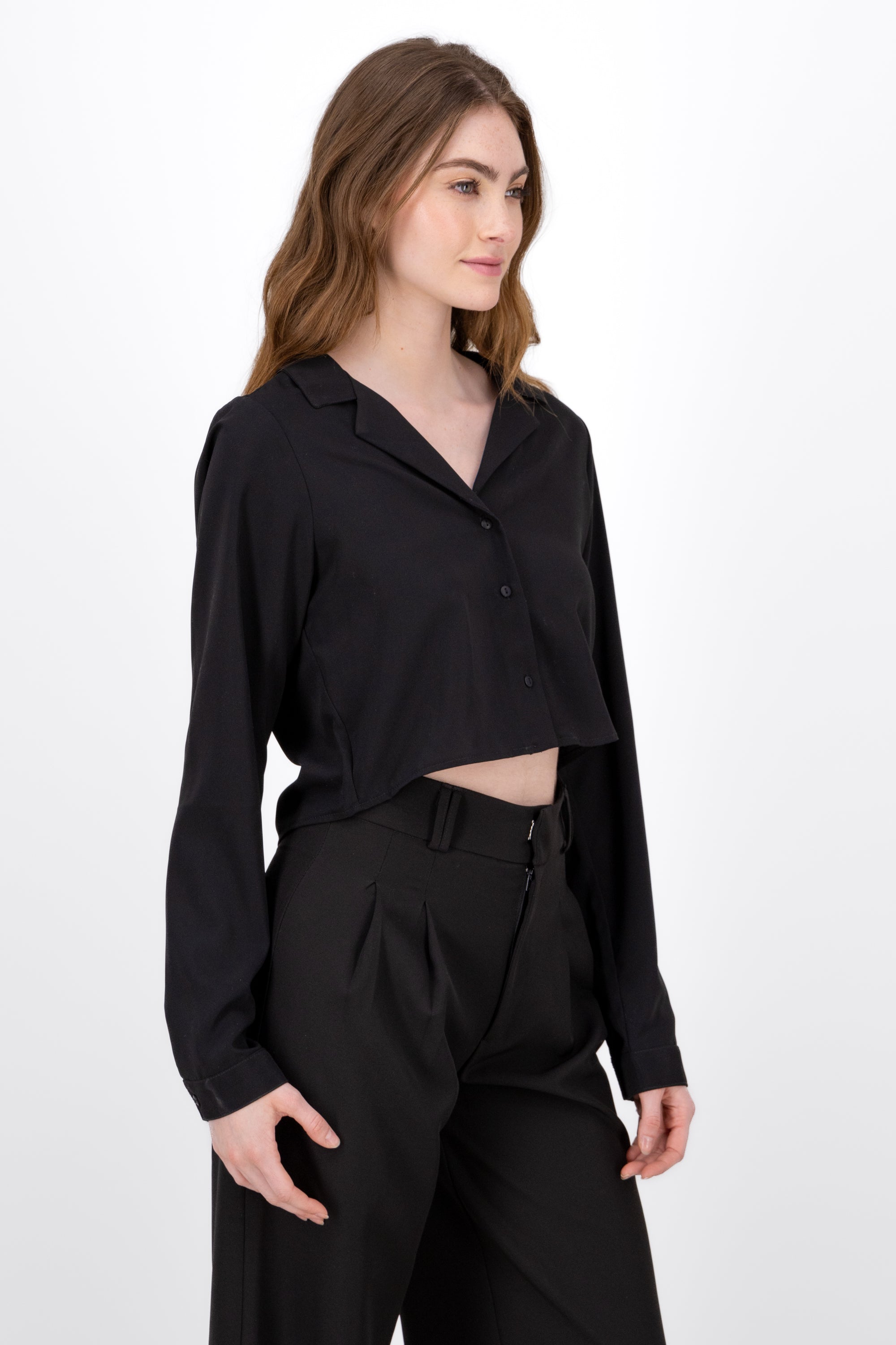 Lisa long sleeve shirt BLACK