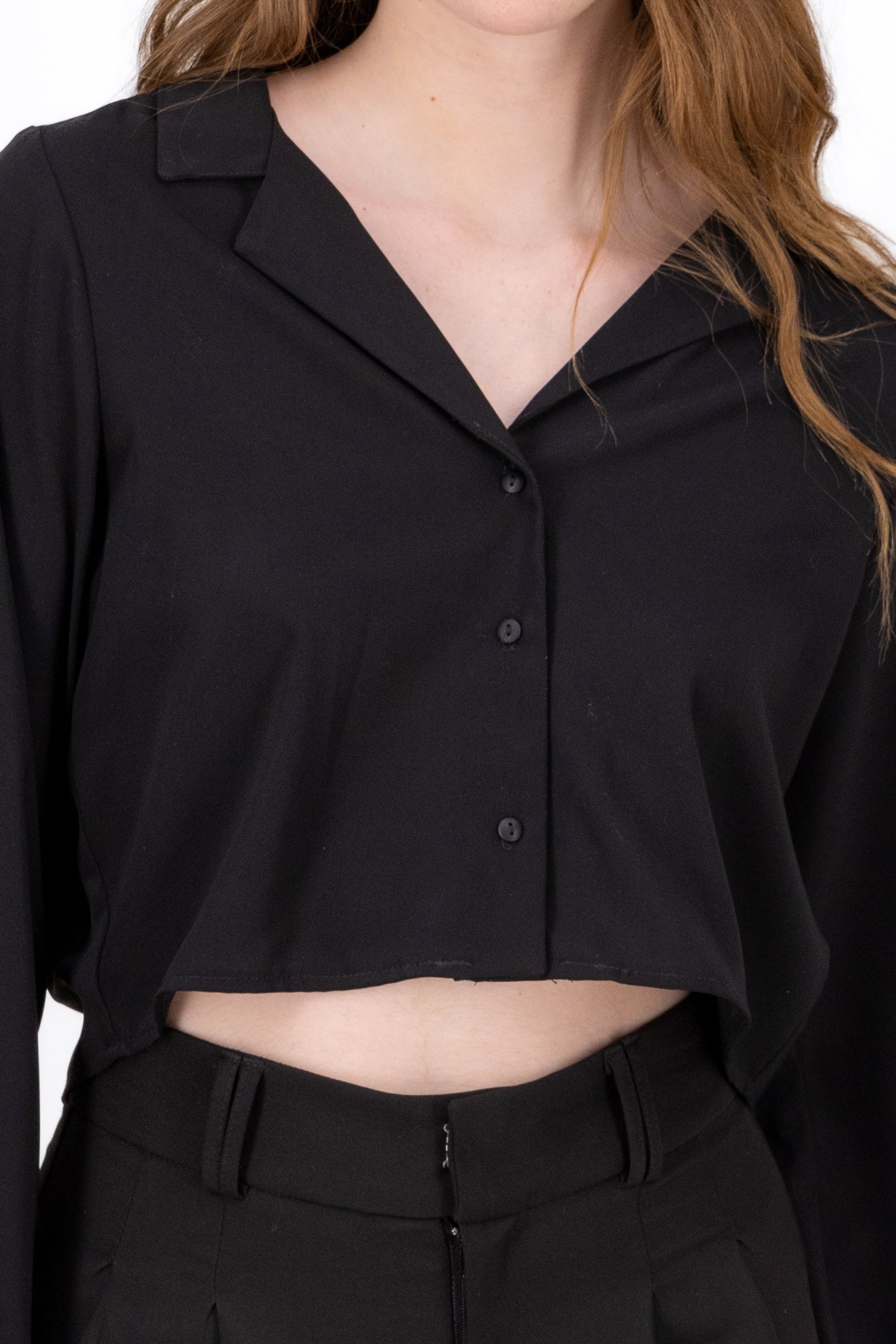 Lisa long sleeve shirt BLACK