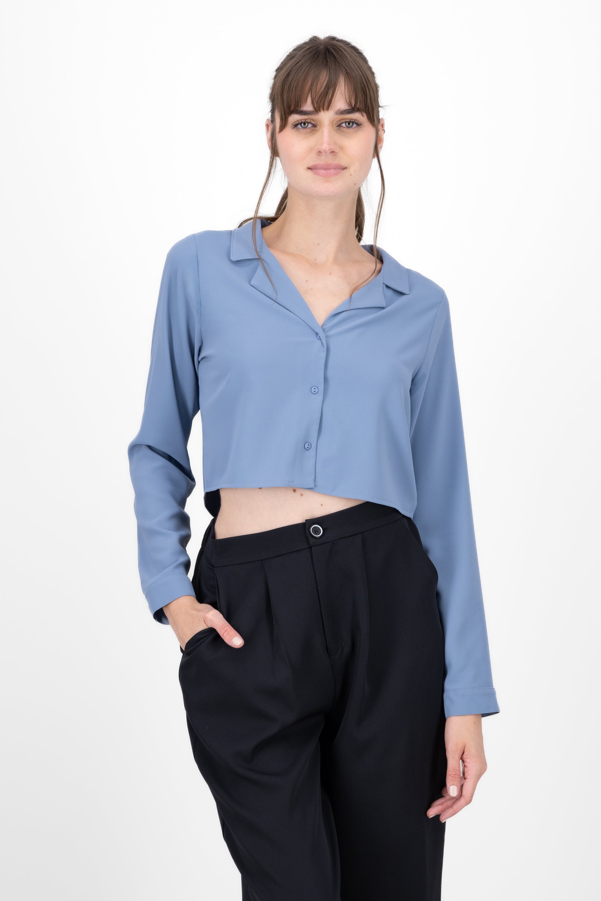 Lisa long sleeve shirt INDIGO