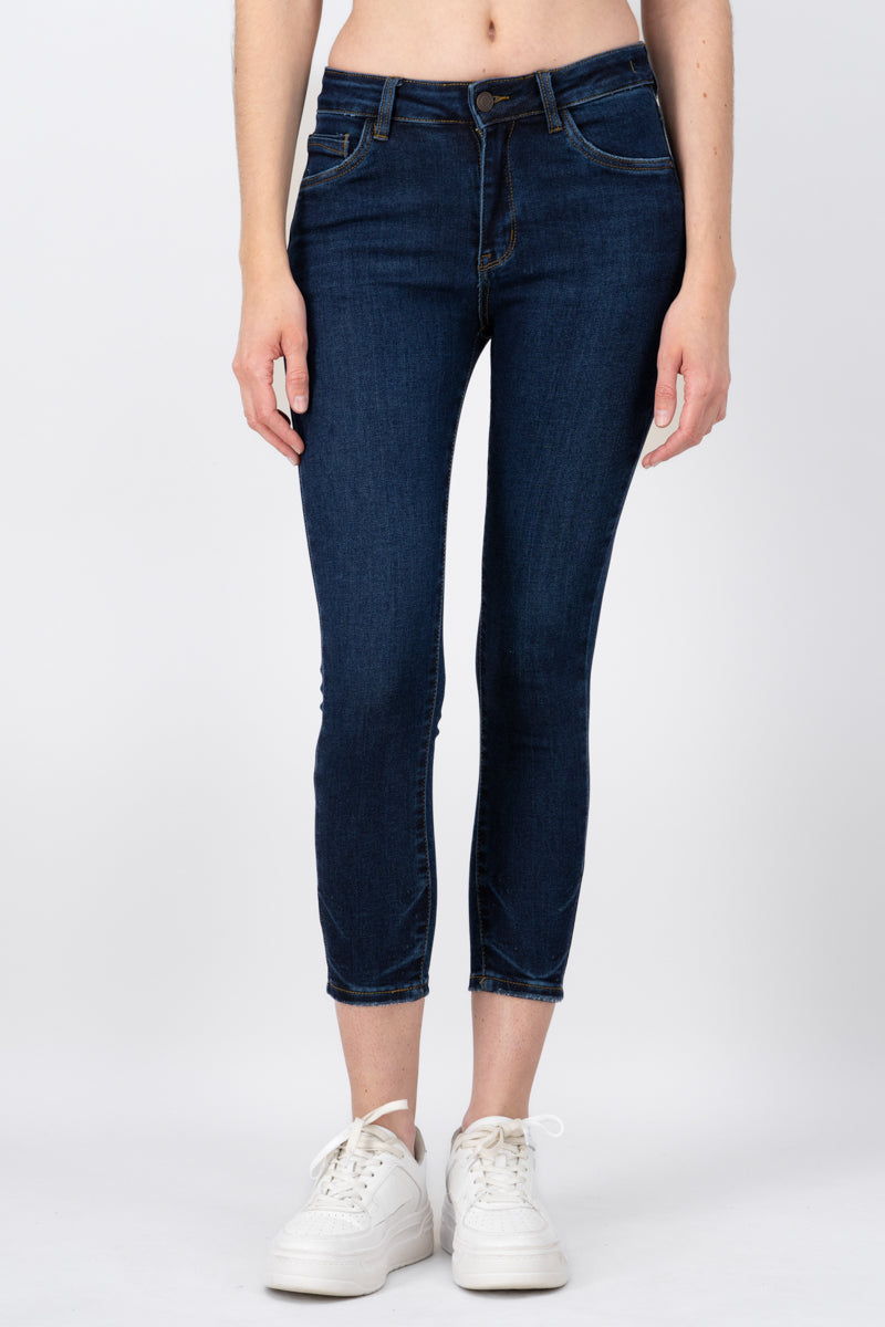 Double bag skinny jeans Dark Wash