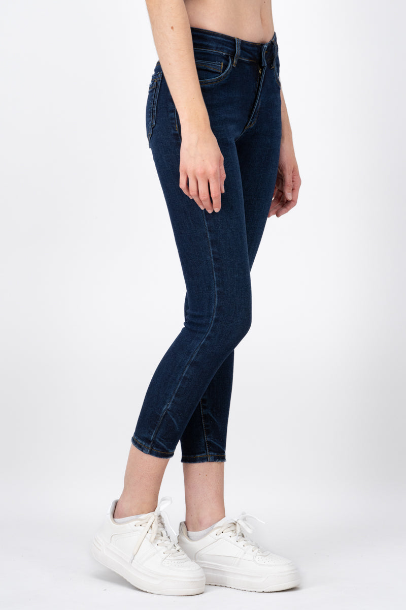 Double bag skinny jeans Dark Wash