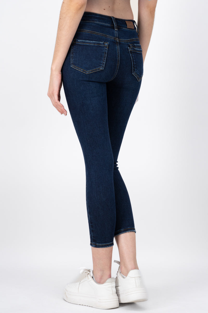 Double bag skinny jeans Dark Wash