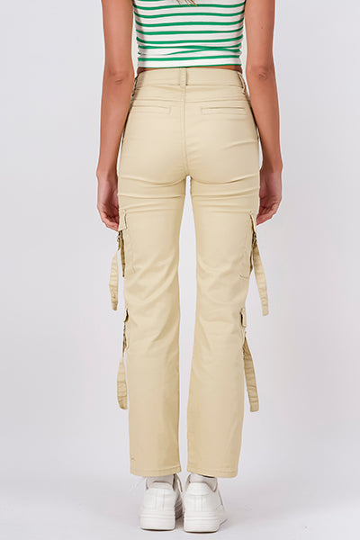 Wide leg pants Khaki