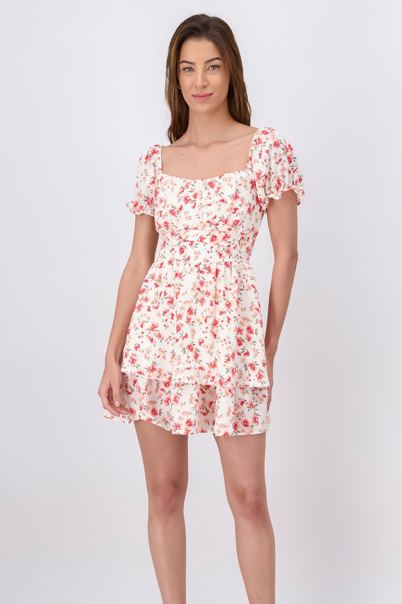 MINI OLANE FLOWER DRESS White Combo