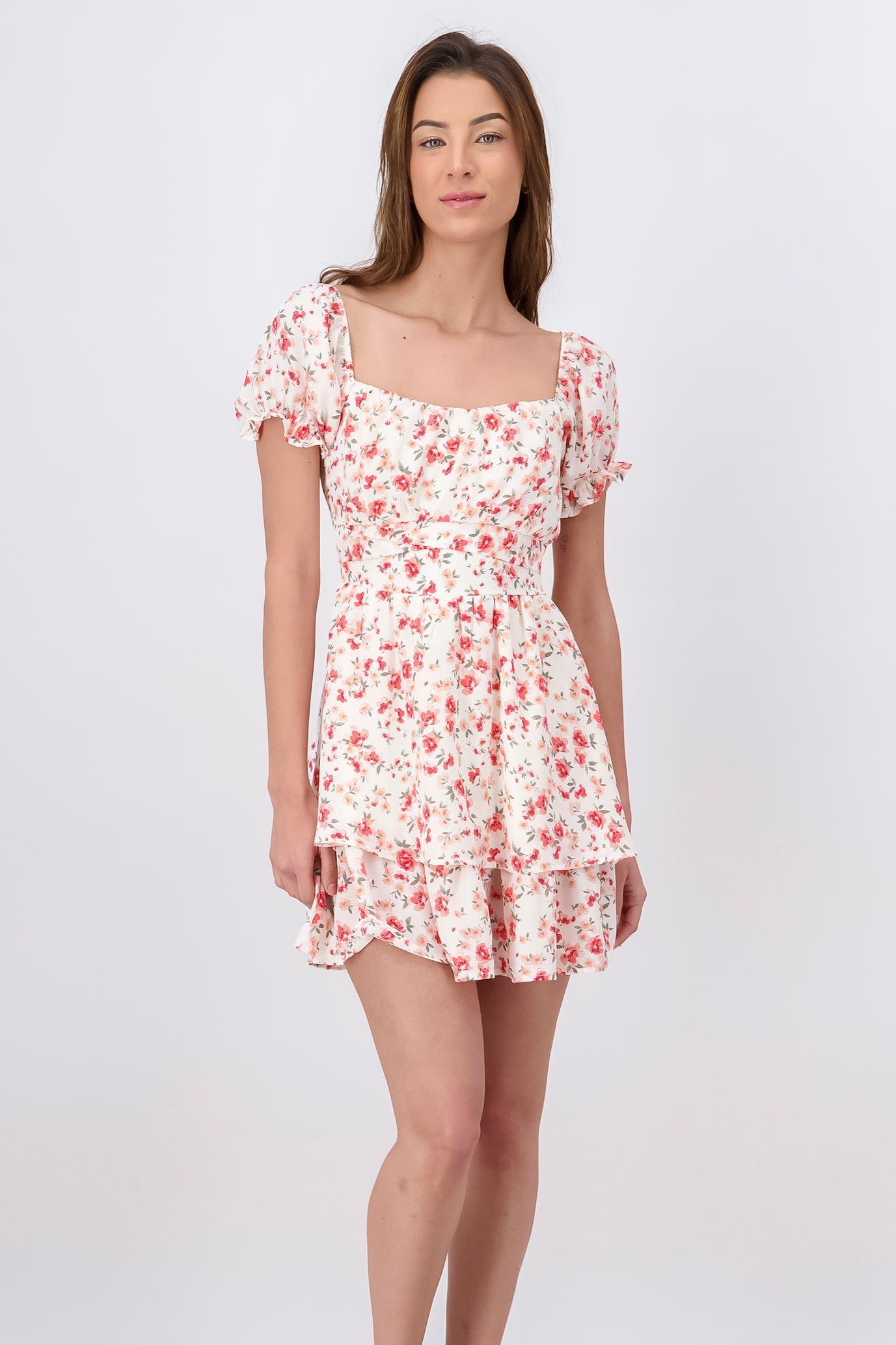 MINI OLANE FLOWER DRESS White Combo