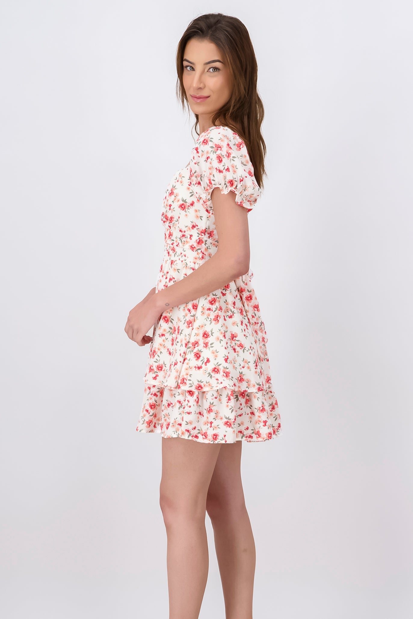 MINI OLANE FLOWER DRESS White Combo