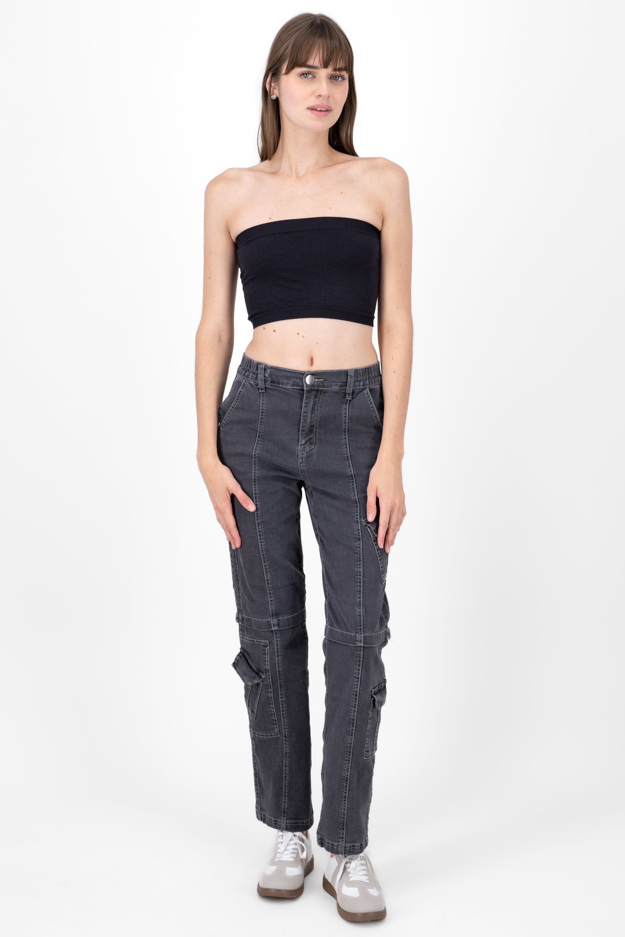 Jeans Contrast seams BLACK