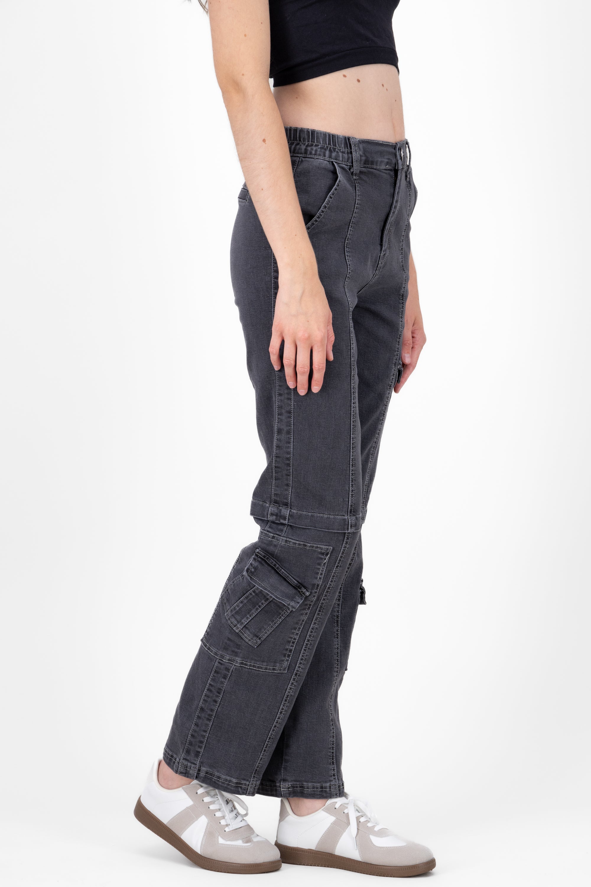 Jeans Contrast seams BLACK