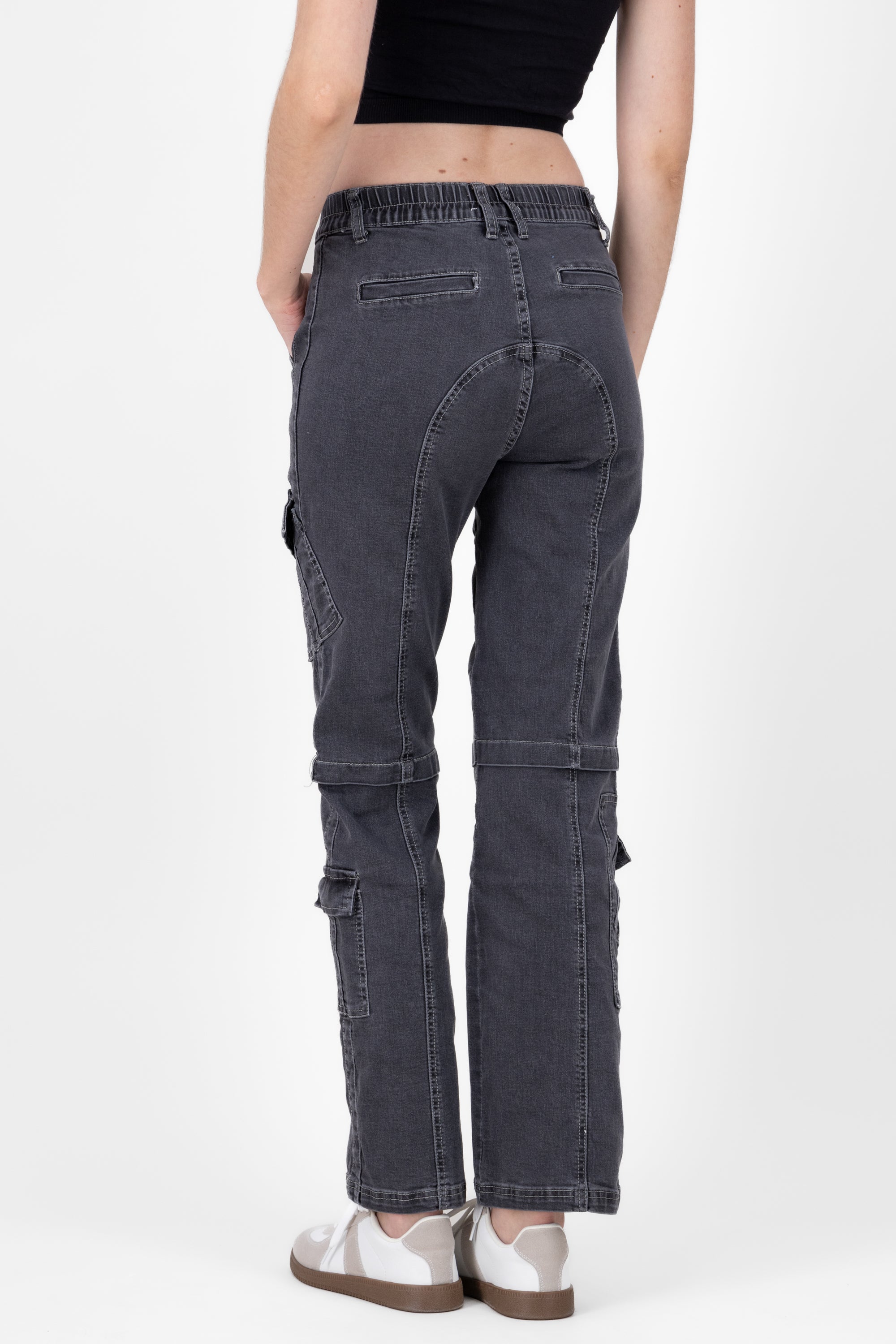 Jeans Contrast seams BLACK