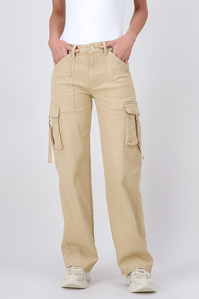 Wide leg pants Khaki