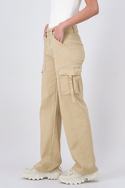 Wide leg pants Khaki