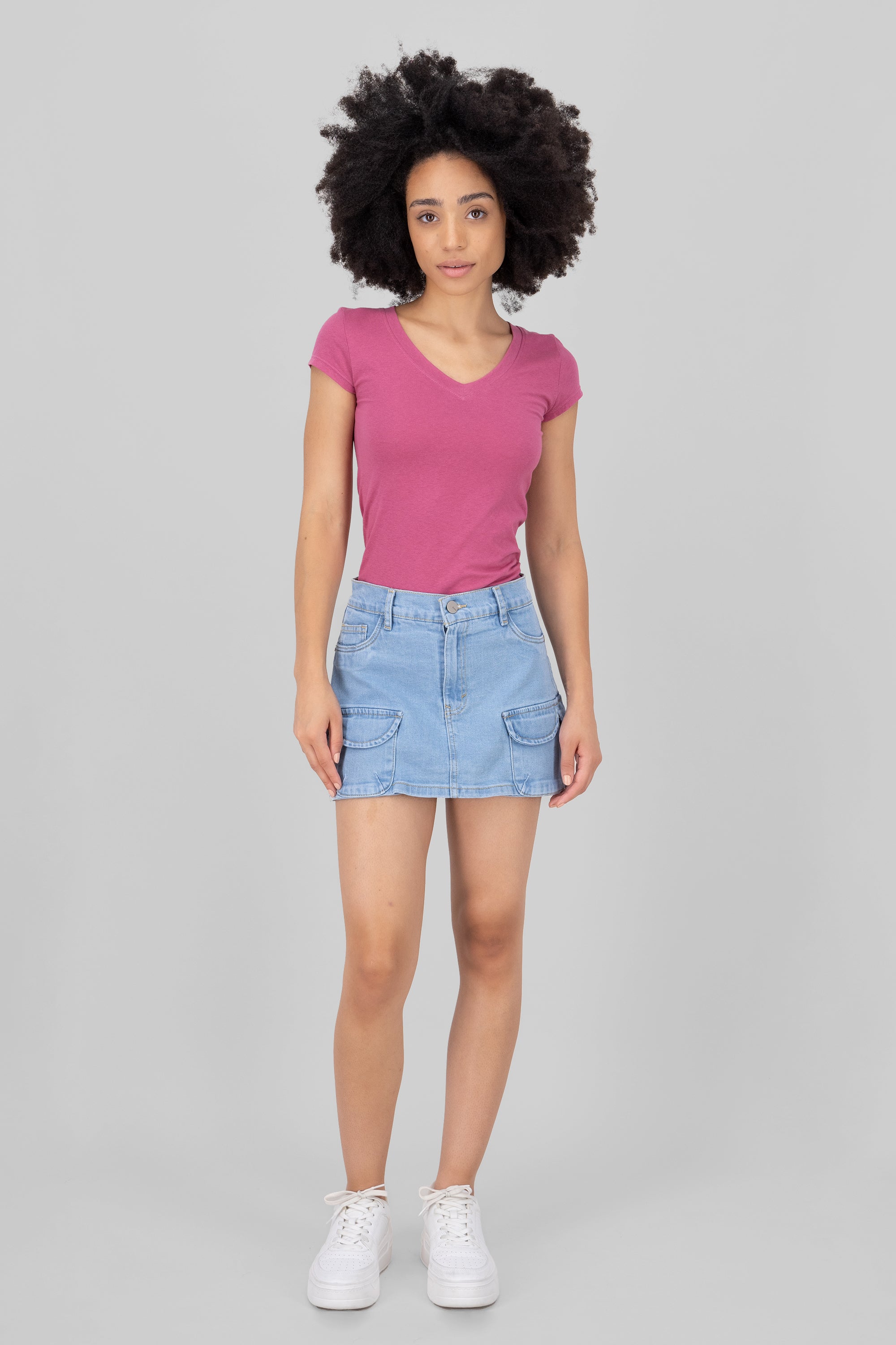 Short Skirt 3 Bags BleACHED