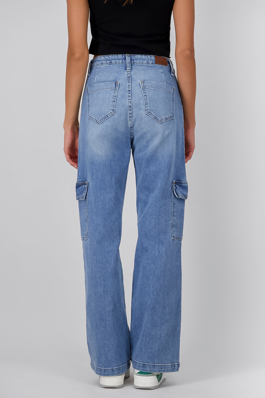 Straight Jeans Position 2 Bags Medium Wash