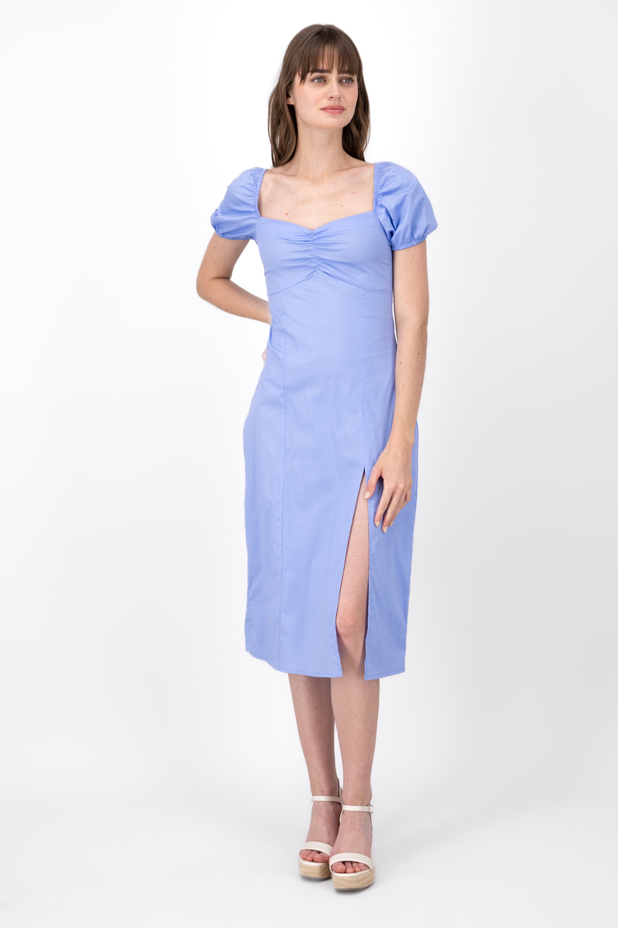 MIDI DRESS PUBLICADAS Sky blue