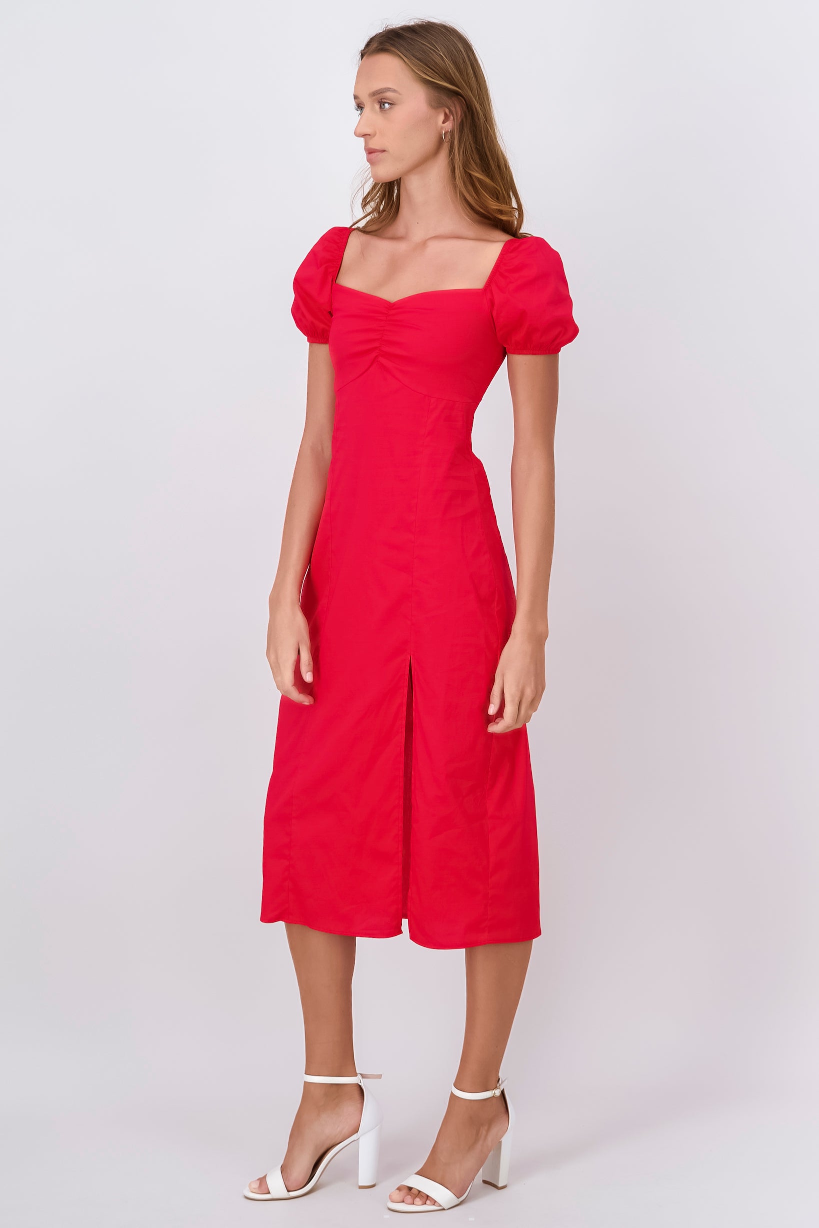 MIDI DRESS PUBLICADAS RED