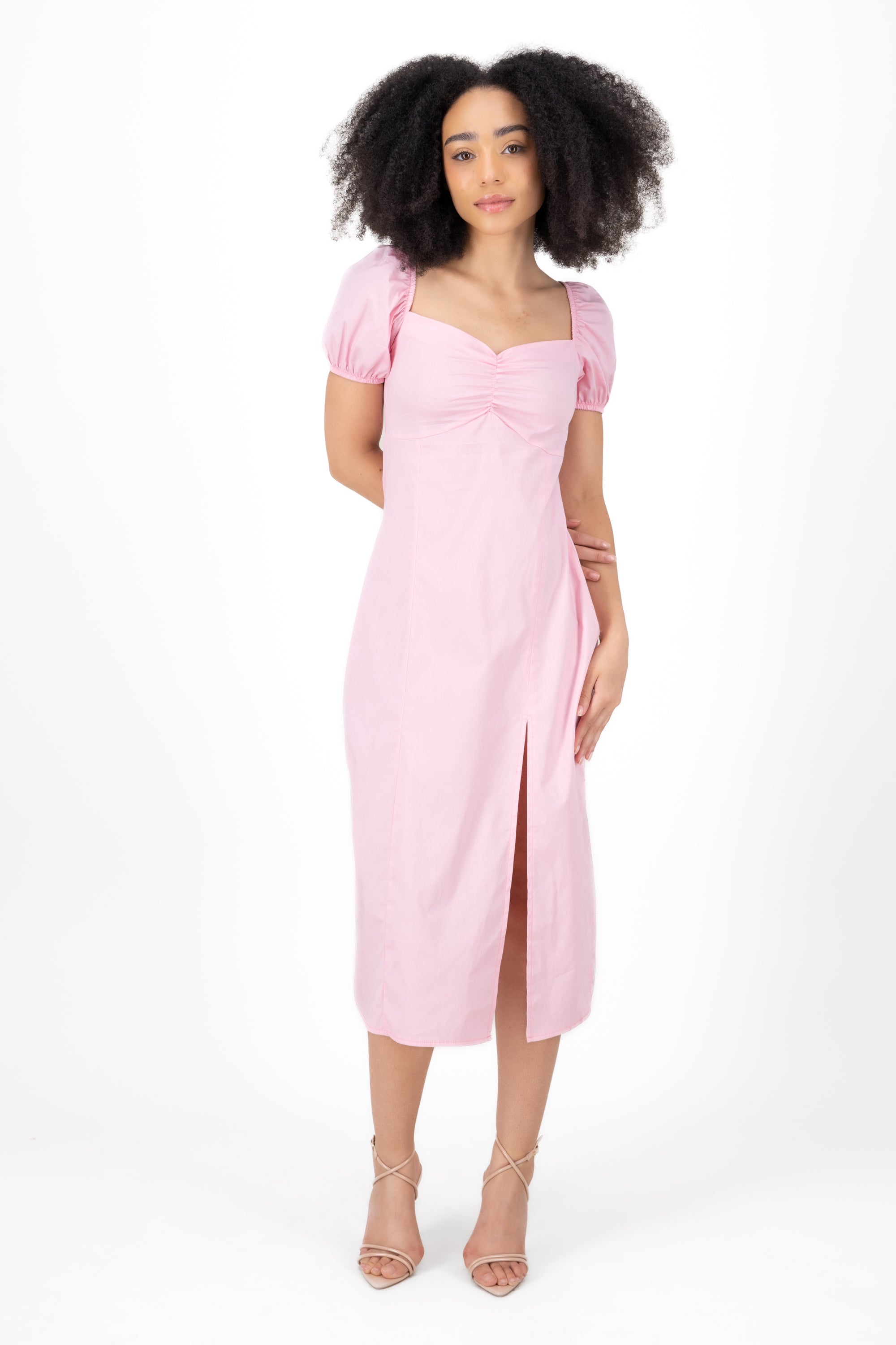 MIDI DRESS PUBLICADAS Pastel pink