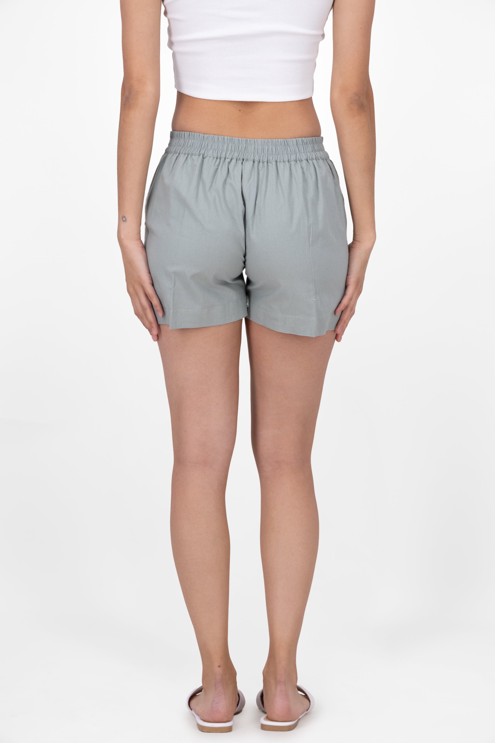 Shorts Lino Detalle Liston SAGE