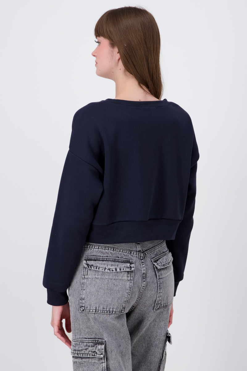 Cropped sweatshirt MARINE