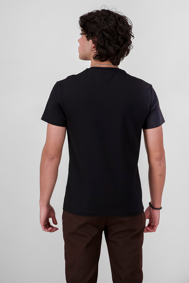 Basic Fit shirt BLACK