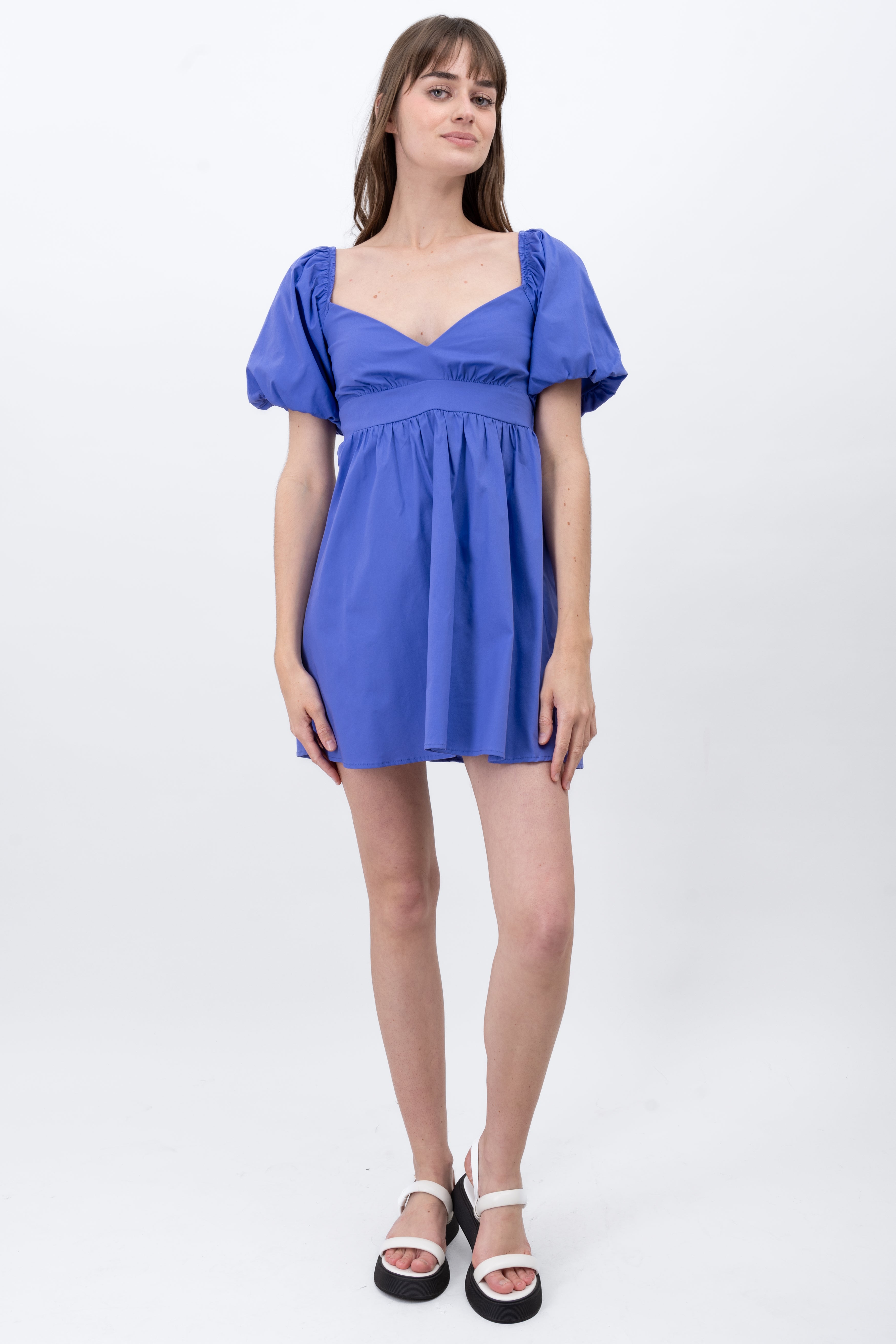 Powded Mini Dress PURPLE