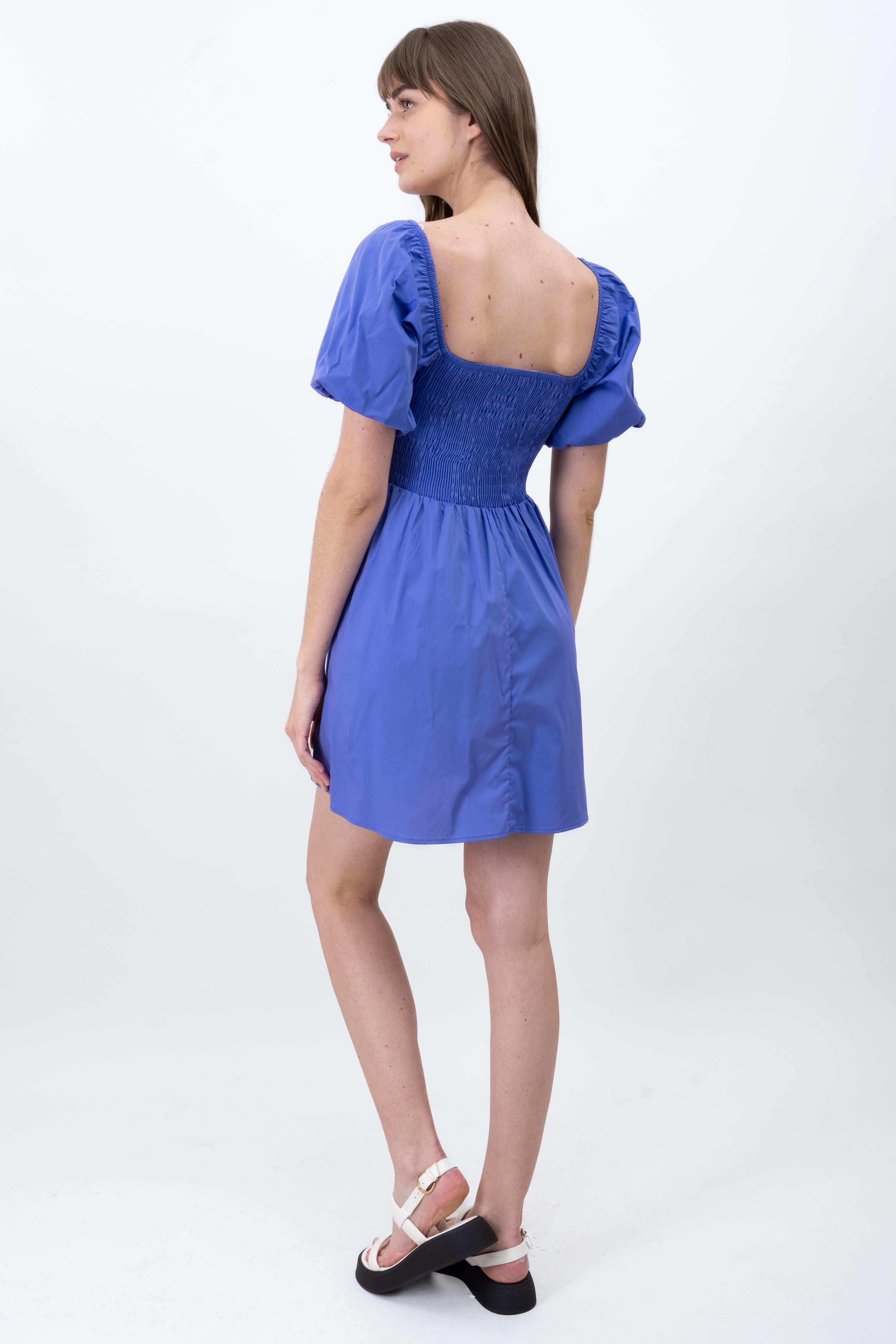 Powded Mini Dress PURPLE