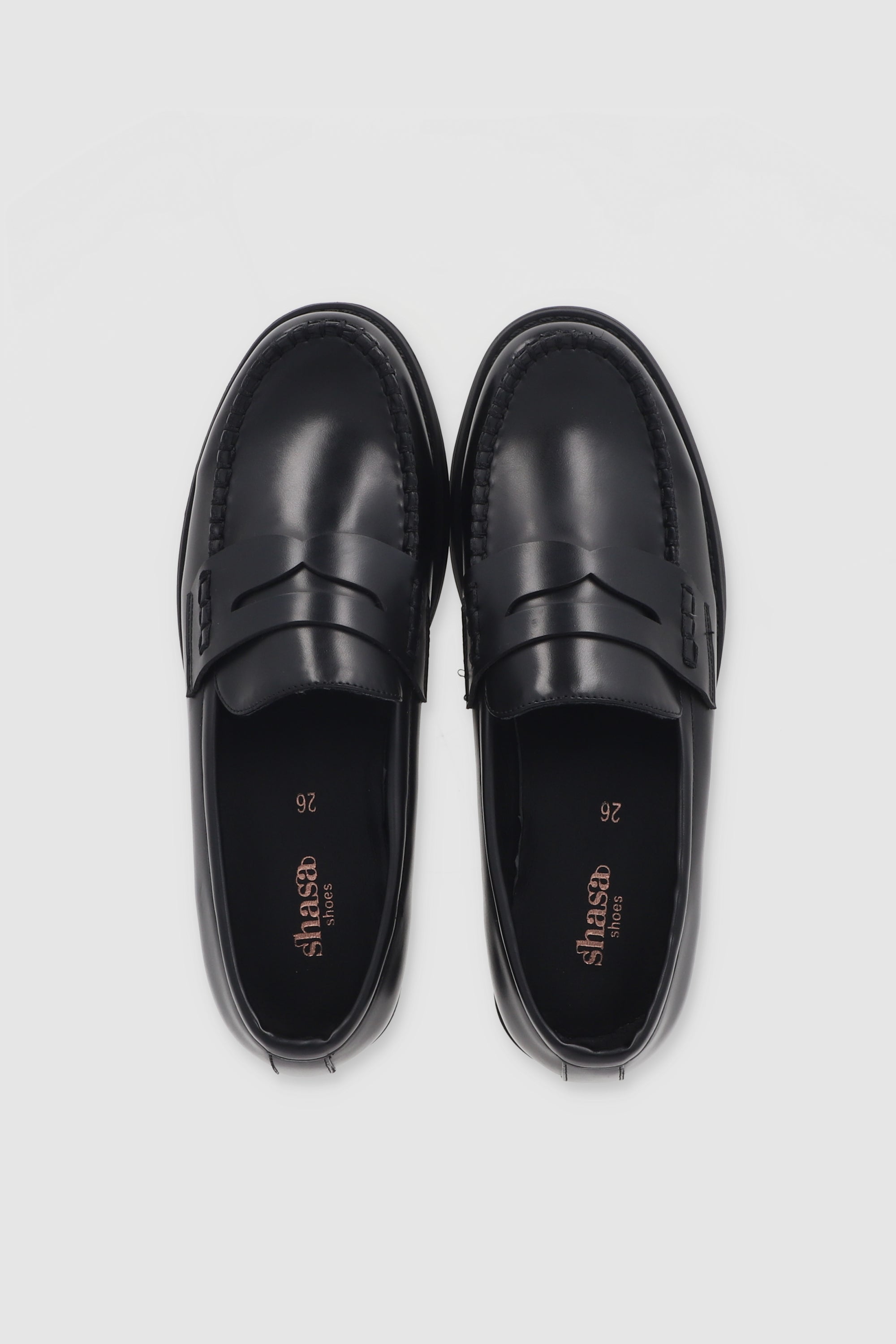 Loafer Penny Avegentado Costura NEGRO