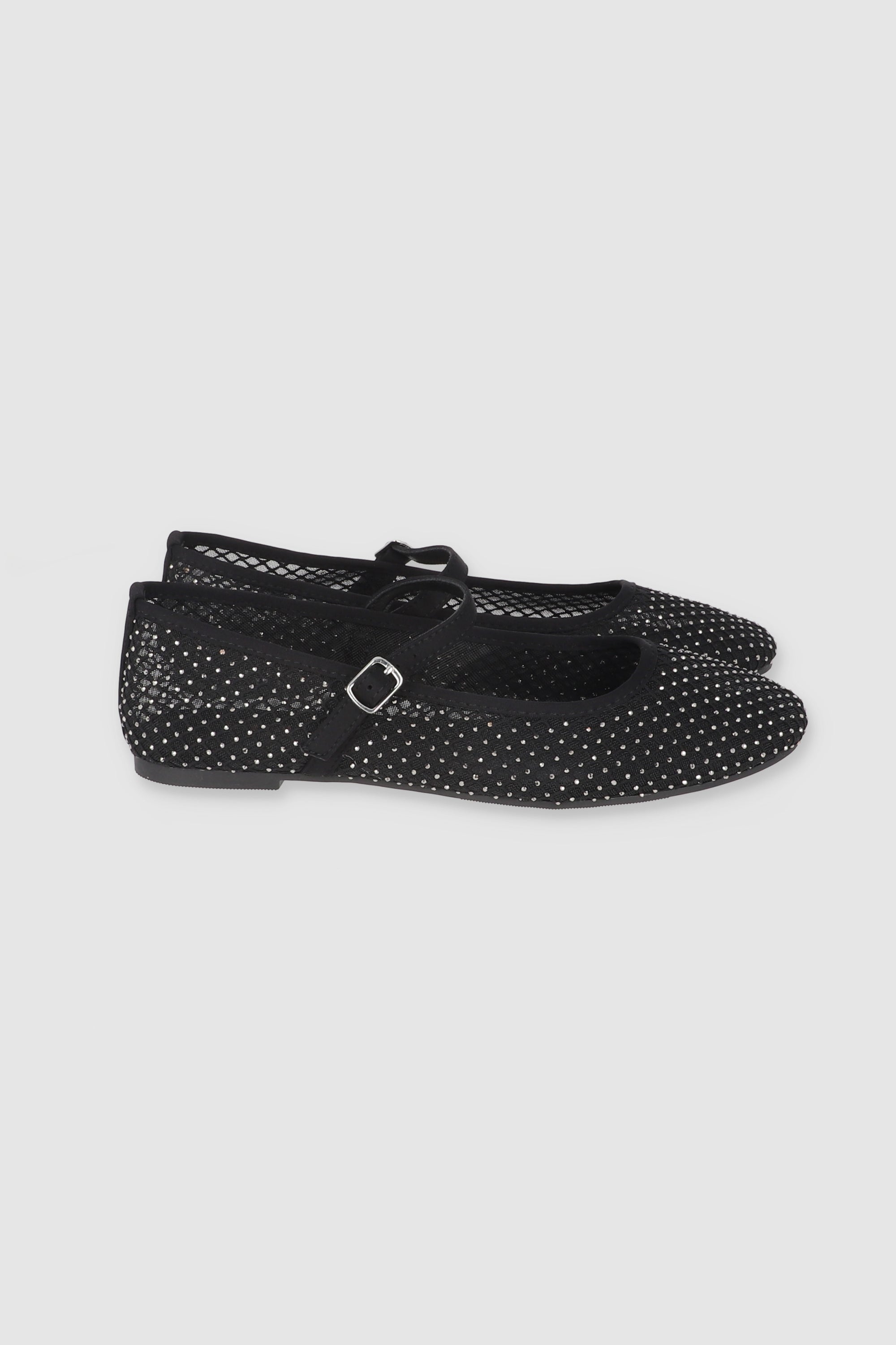 Flat malla brillos correa NEGRO