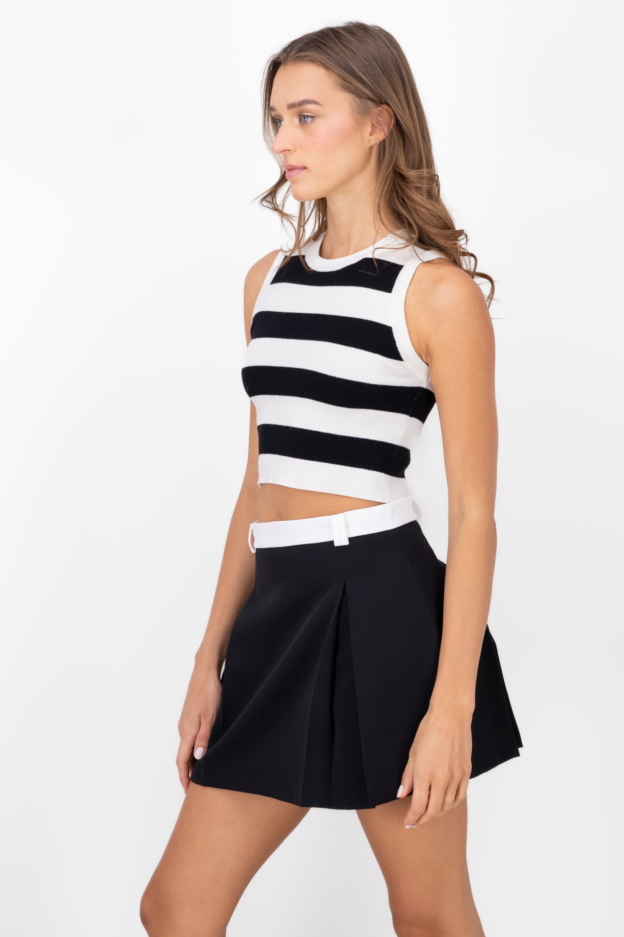 Top stripes BLACK