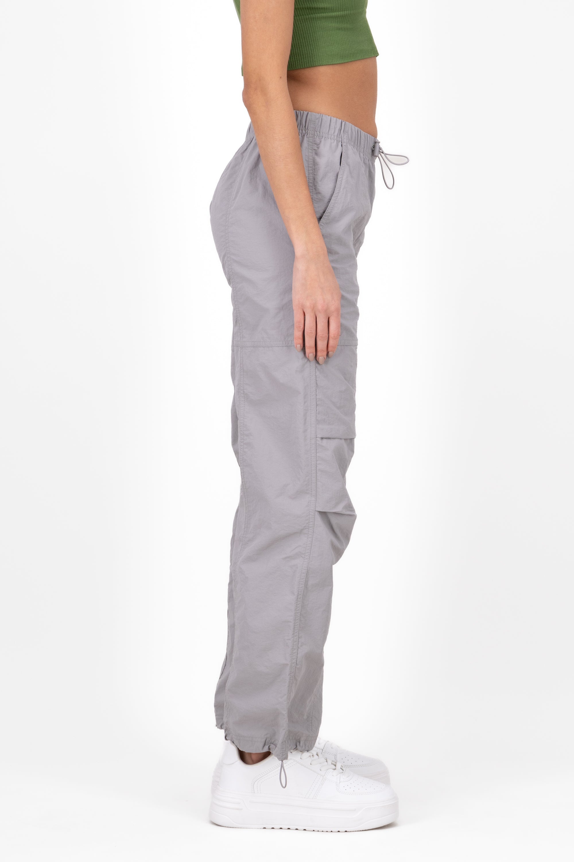 Pantalones Tipo Parachute GRIS