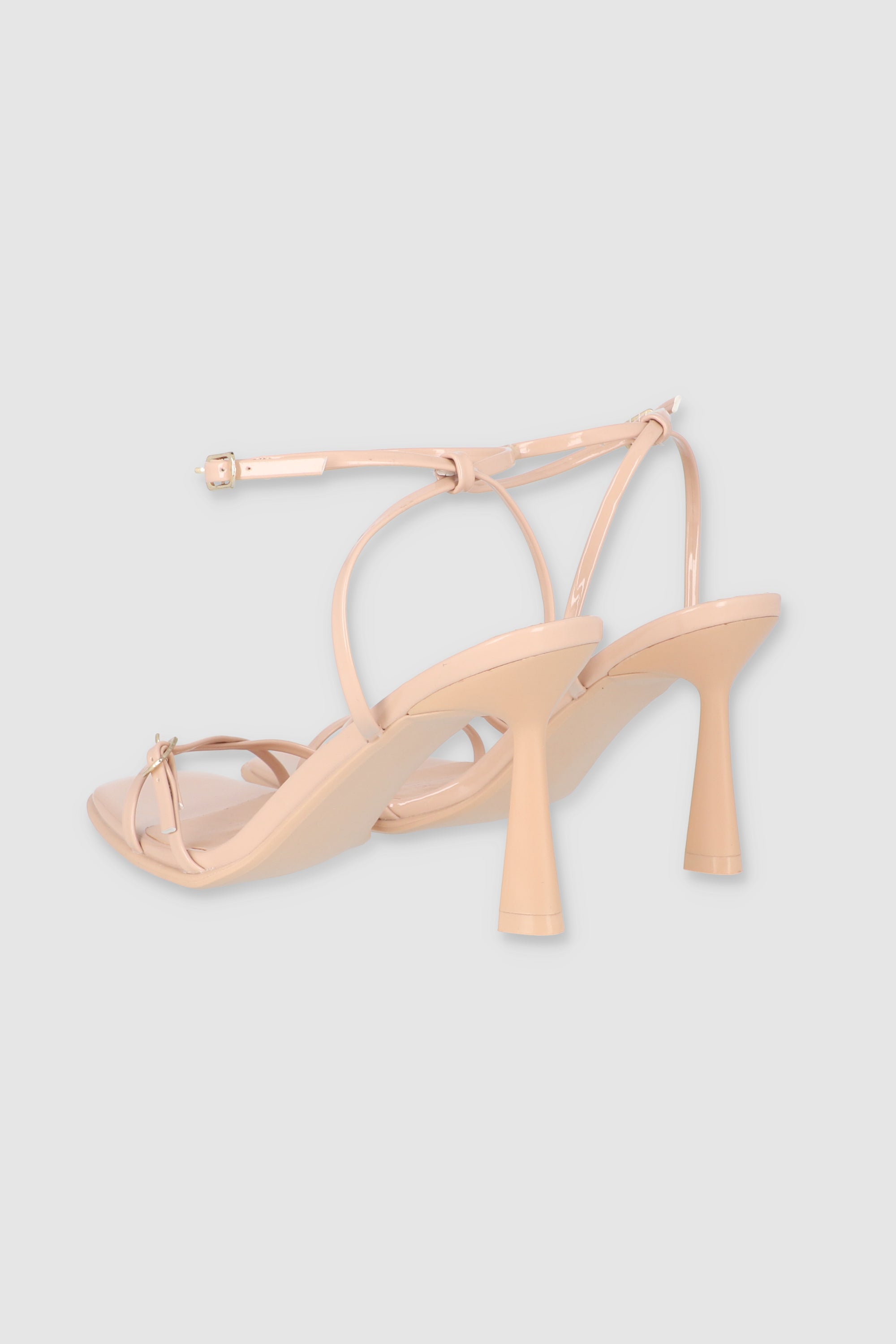 Heeled buckles Nude