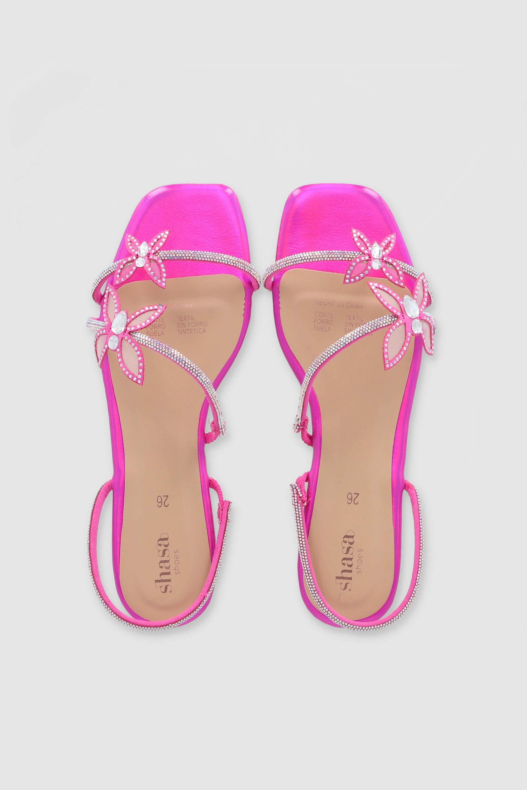 Sandal Butterflies brightness PINK