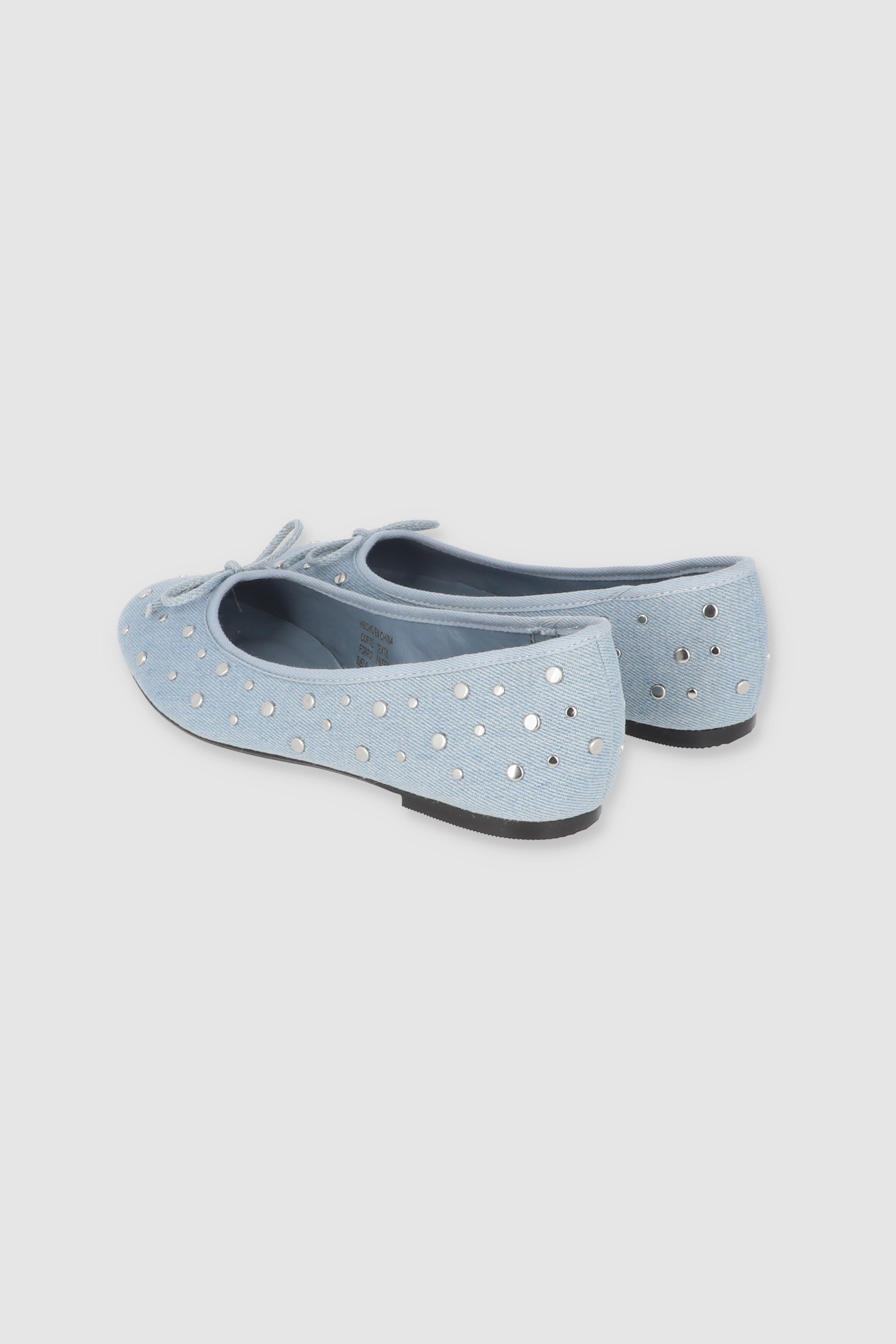 Flat denim studs Medium Wash