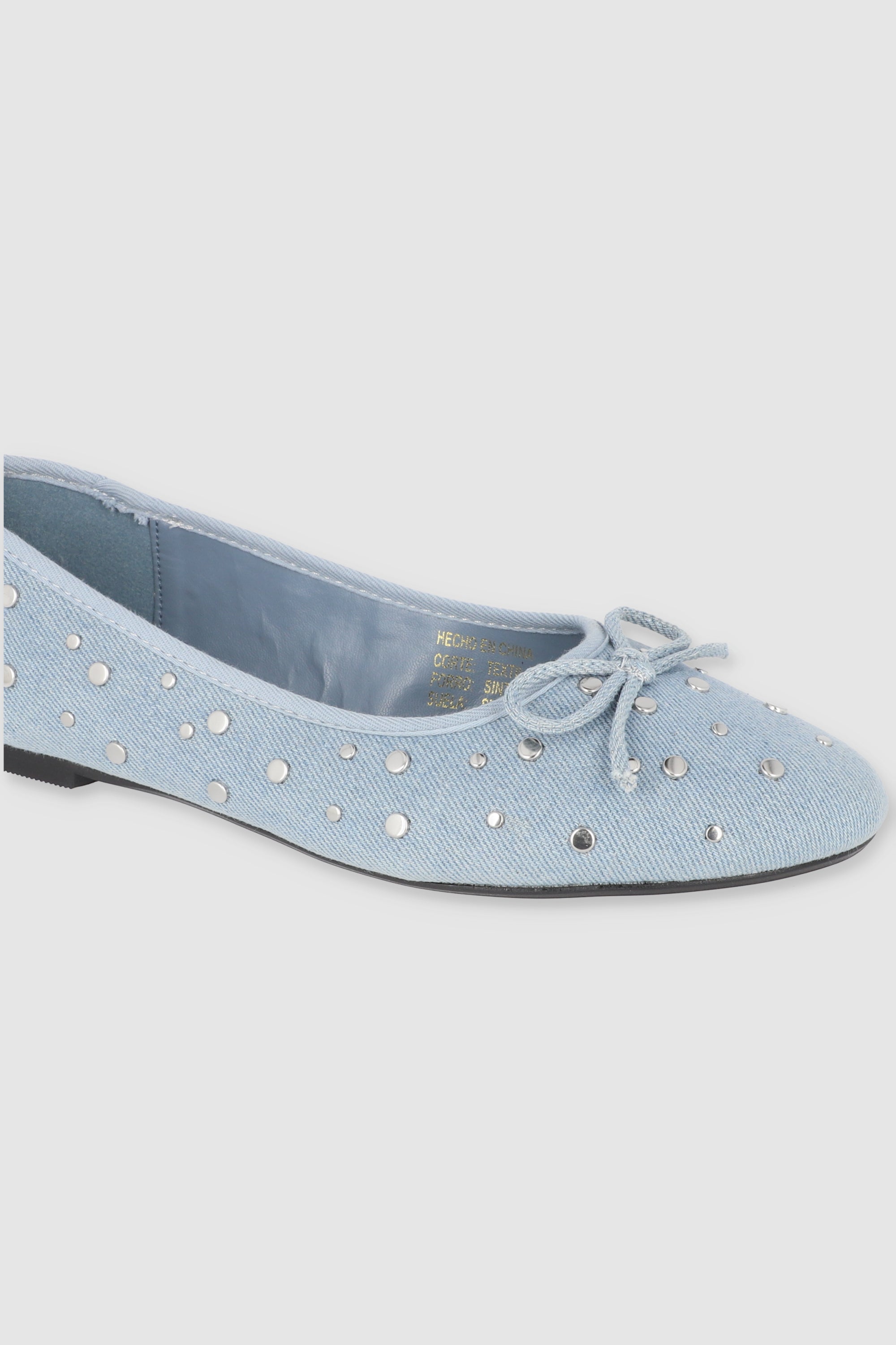 Flat denim studs Medium Wash