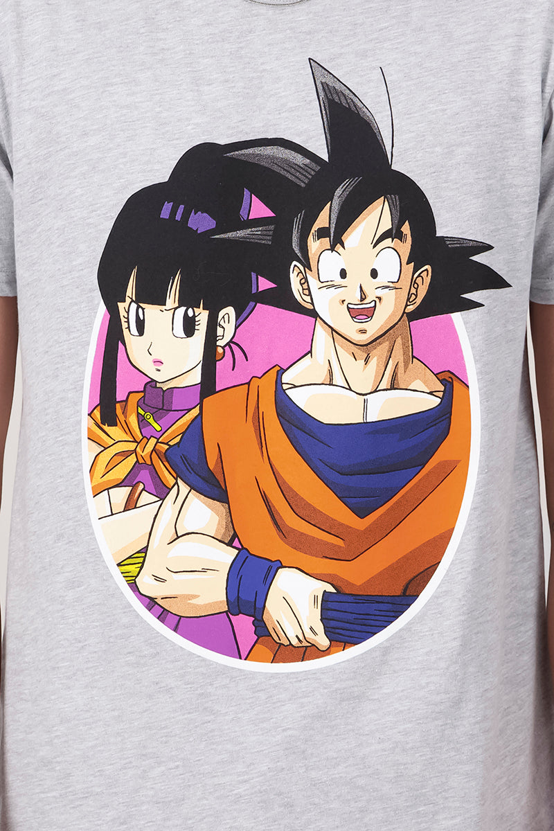 Goku & Milk shirt Jaspe Gray